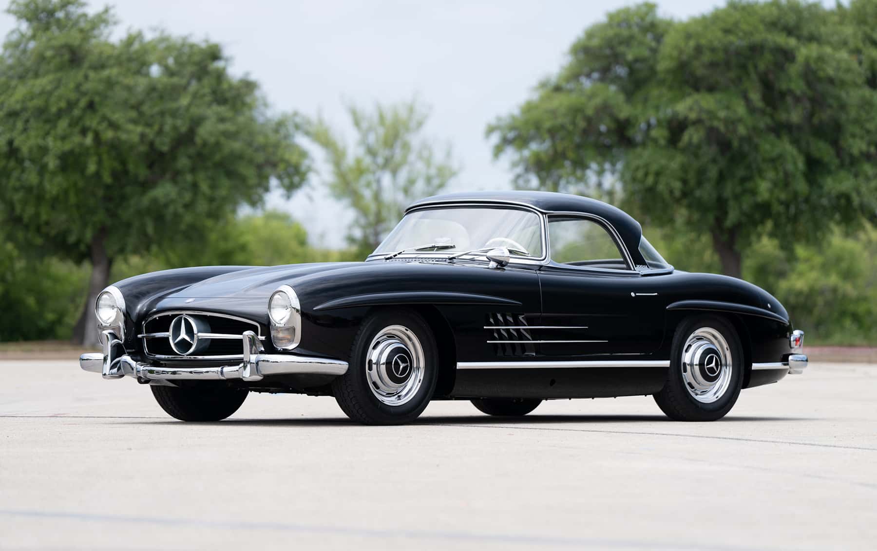 1958 Mercedes-Benz 300 SL Roadster sold for $0