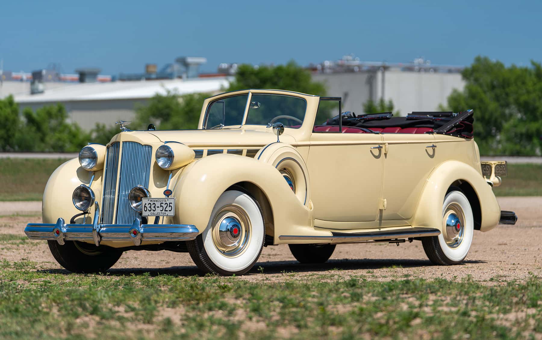 1938 Packard Super Eight 1605 Convertible Sedan sold for $134,400