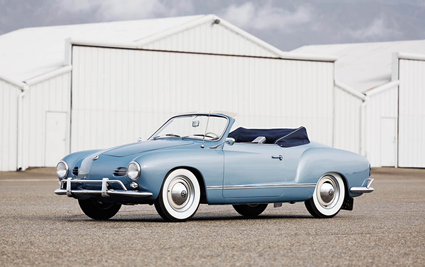 1959 Volkswagen Karmann Ghia Convertible sold for $123,200