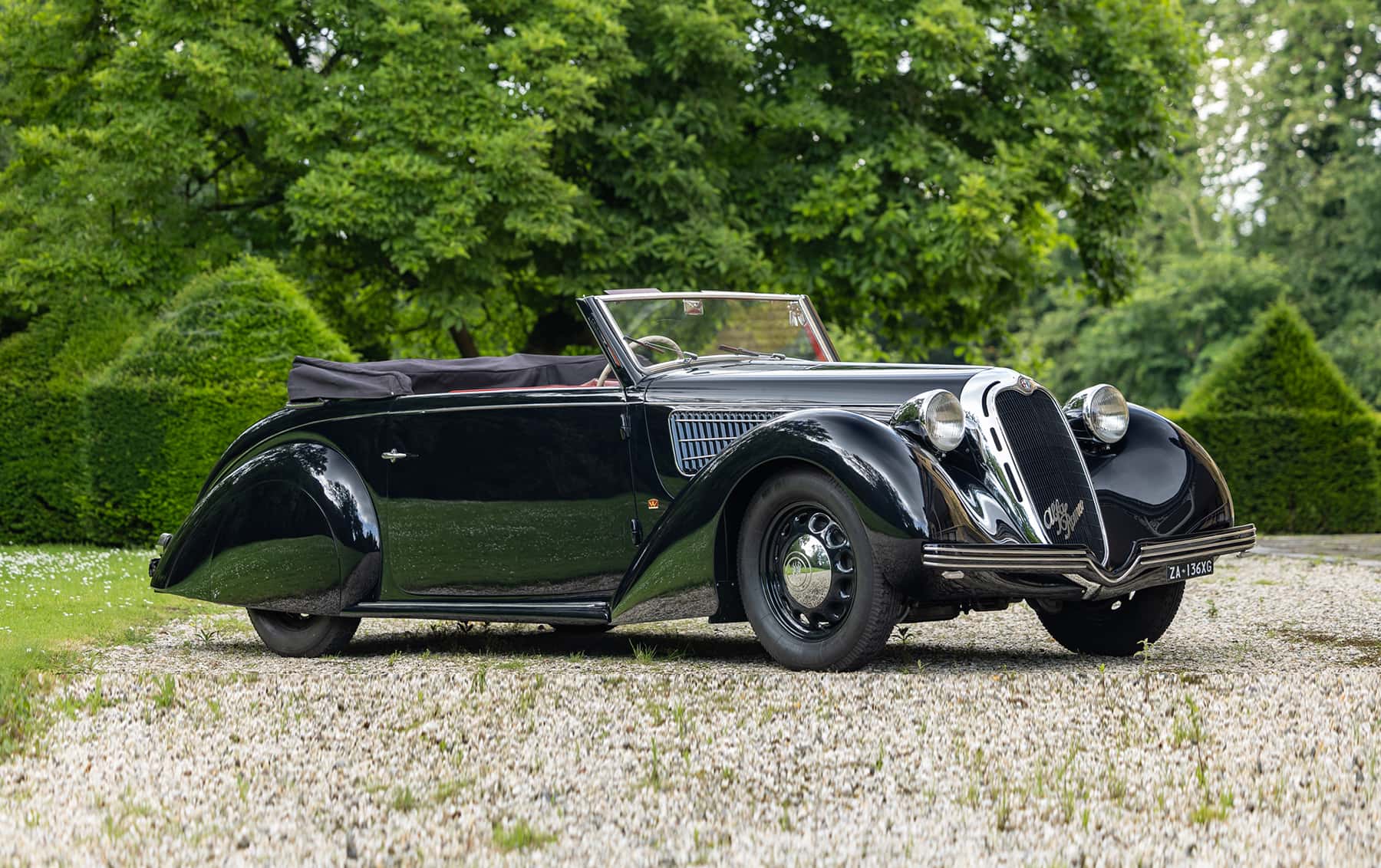 1939 Alfa Romeo 6C 2300B 'Corto' Cabriolet sold for $0