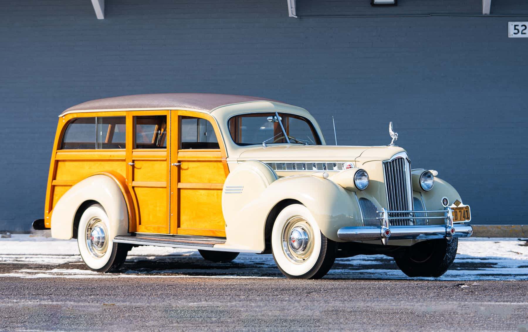 1940 Packard One-Sixty Super 8 Station Wagon sold for $235,200
