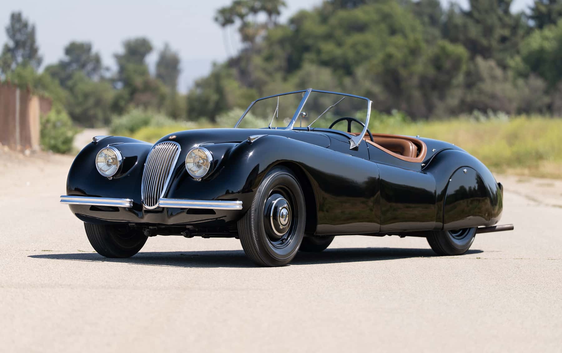 1949 Jaguar XK120 Alloy Roadster sold for $257,600
