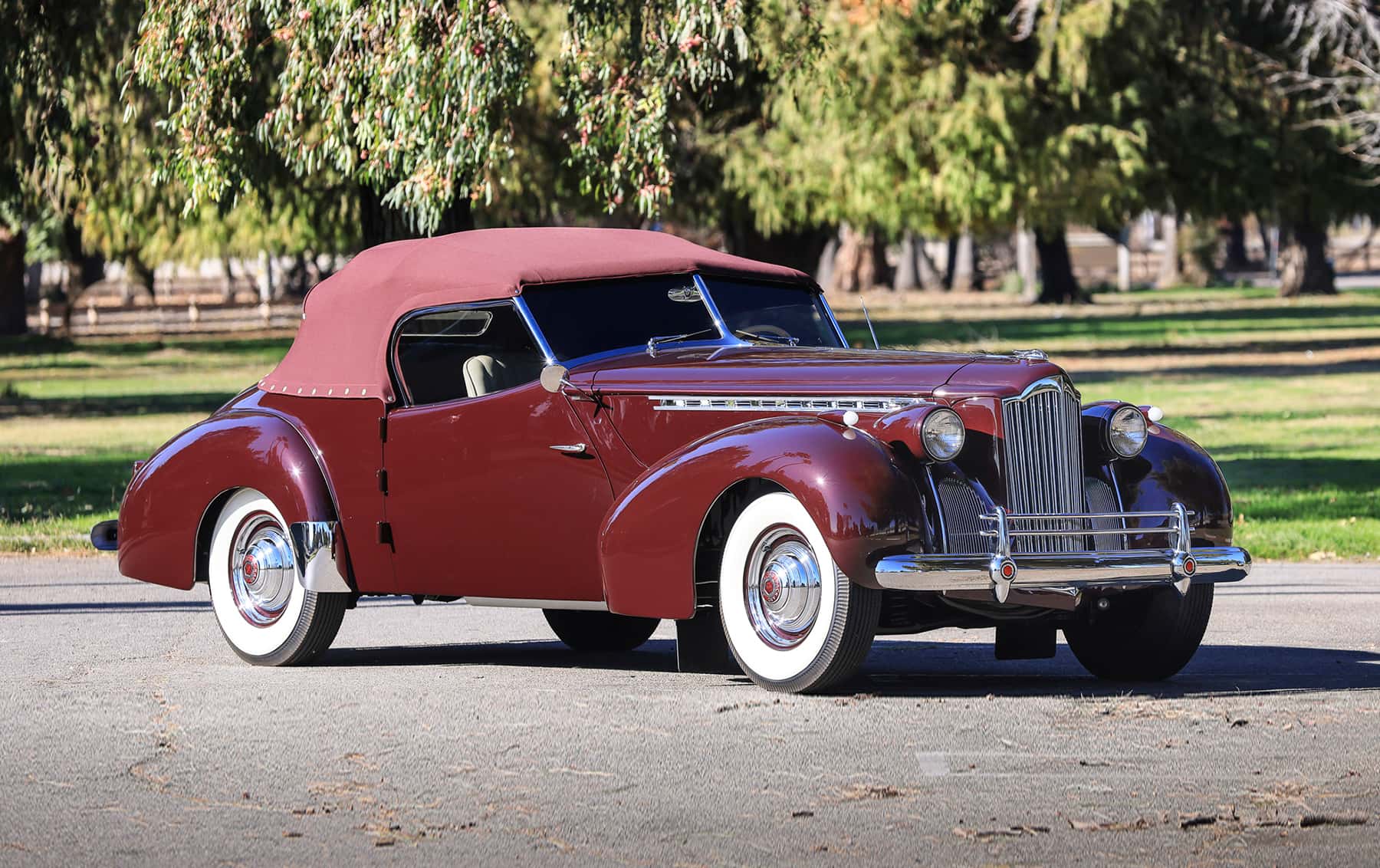 1940 Packard Custom Super Eight 180 Convertible Victoria sold for $0