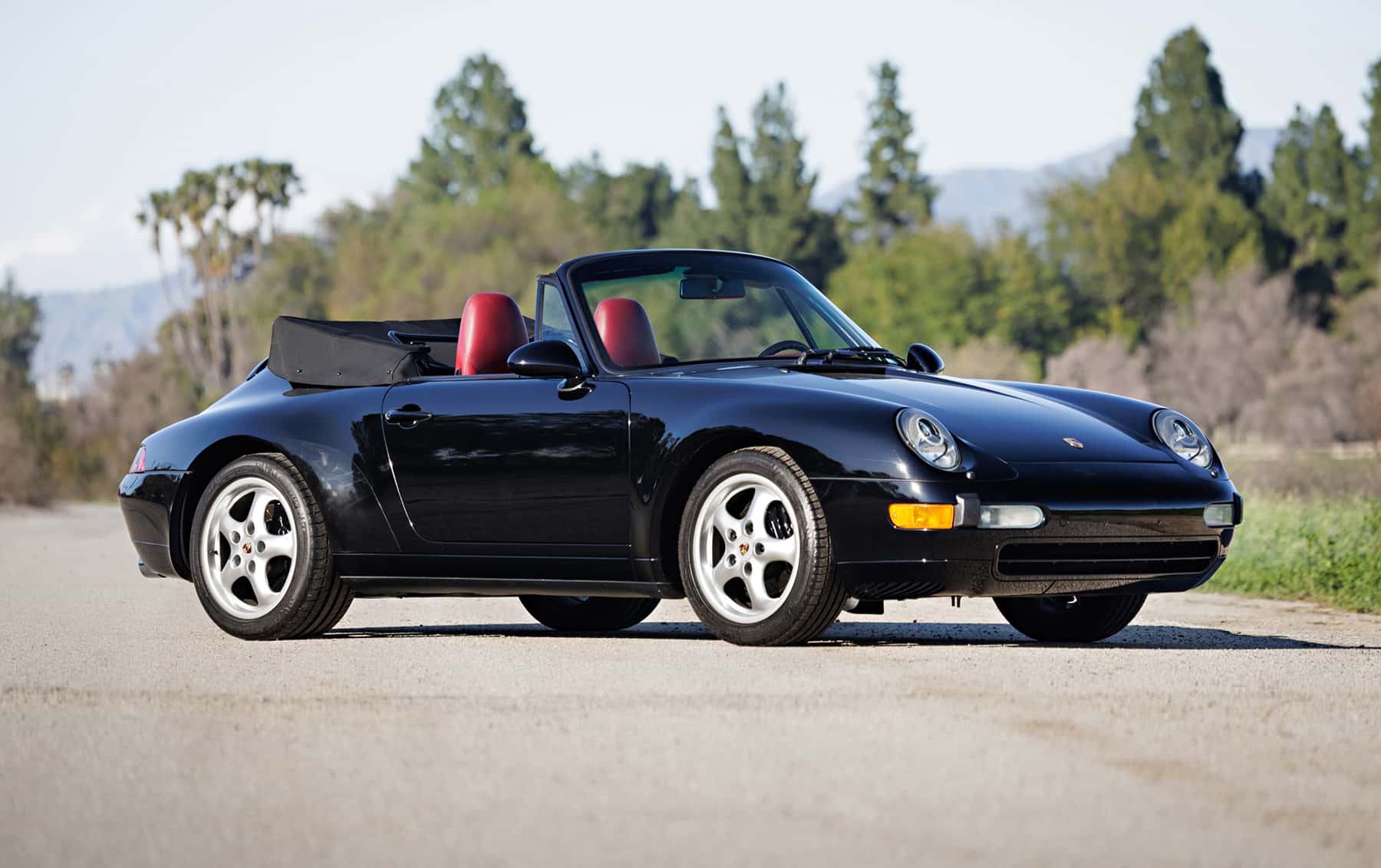 1996 Porsche 993 Carrera Cabriolet sold for $162,400