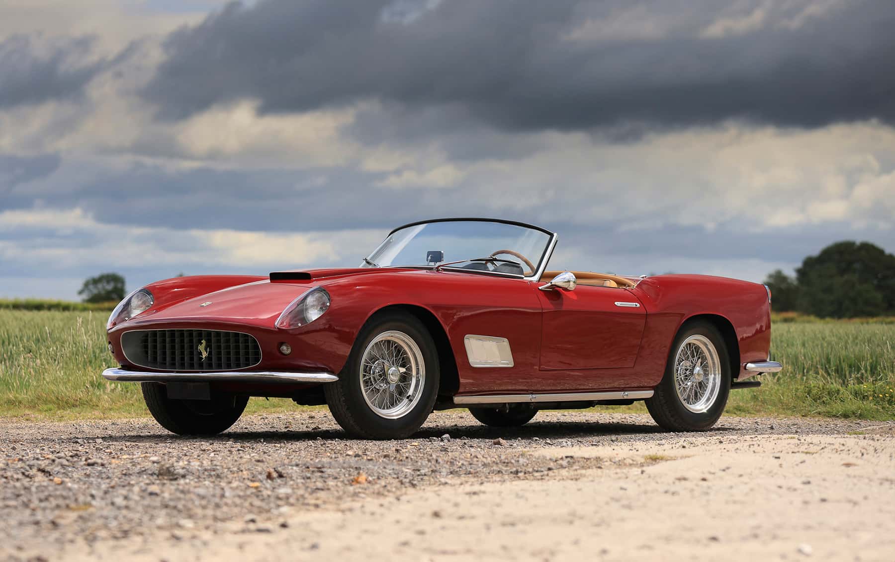 1958 Ferrari 250 GT LWB California Spider sold for $0
