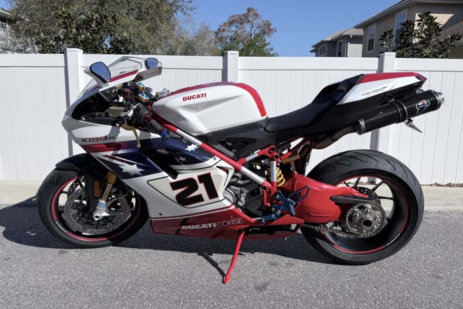2009 Ducati 1098 sold for $16,250
