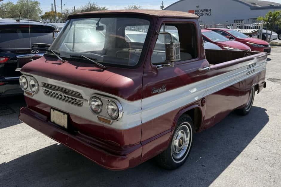 1963 Chevrolet Corvair Rampside and Loadside Pickup sold for $2,800