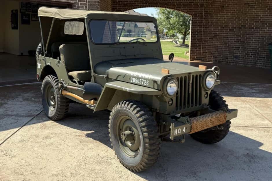 1952 Willys M38 sold for $13,000