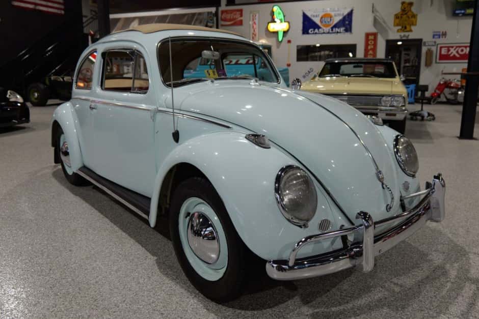 1958 Volkswagen Beetle (1958-1979) sold for $14,500