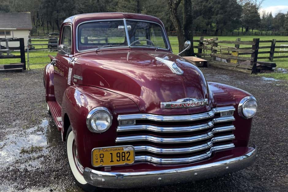 1950 Chevrolet Advance Design Pickup (1947-1955) sold for $47,750