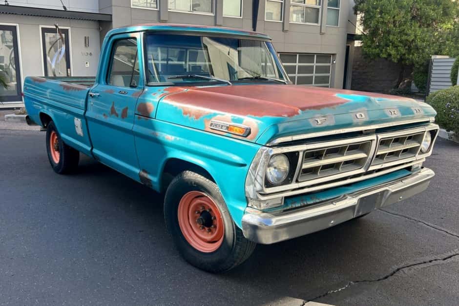 1971 Ford F-Series 1967-1972 sold for $9,100