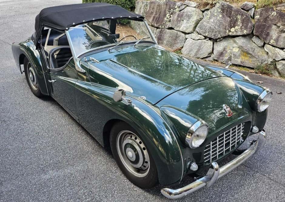 1960 Triumph TR3 sold for $15,000