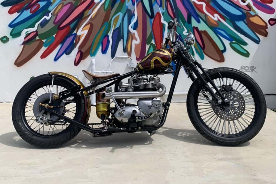 0 Triumph Bonneville T140 sold for $8,000