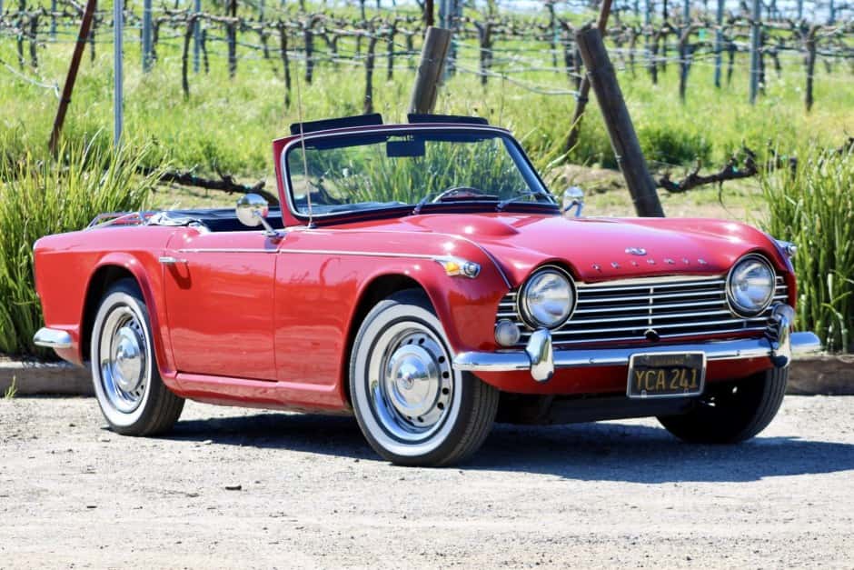 1967 Triumph TR4 sold for $18,000