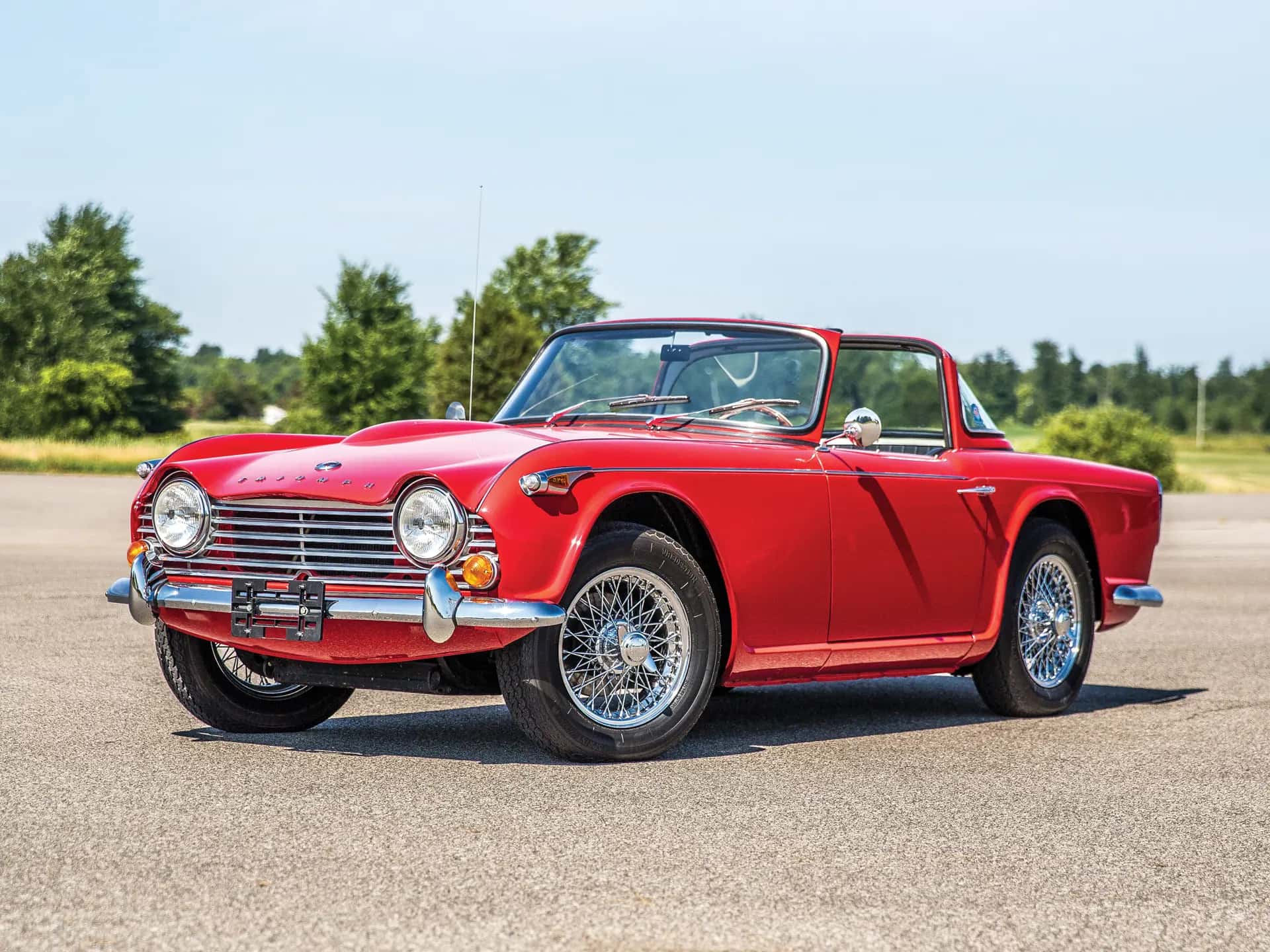 1966 Triumph TR4A sold for $31,900