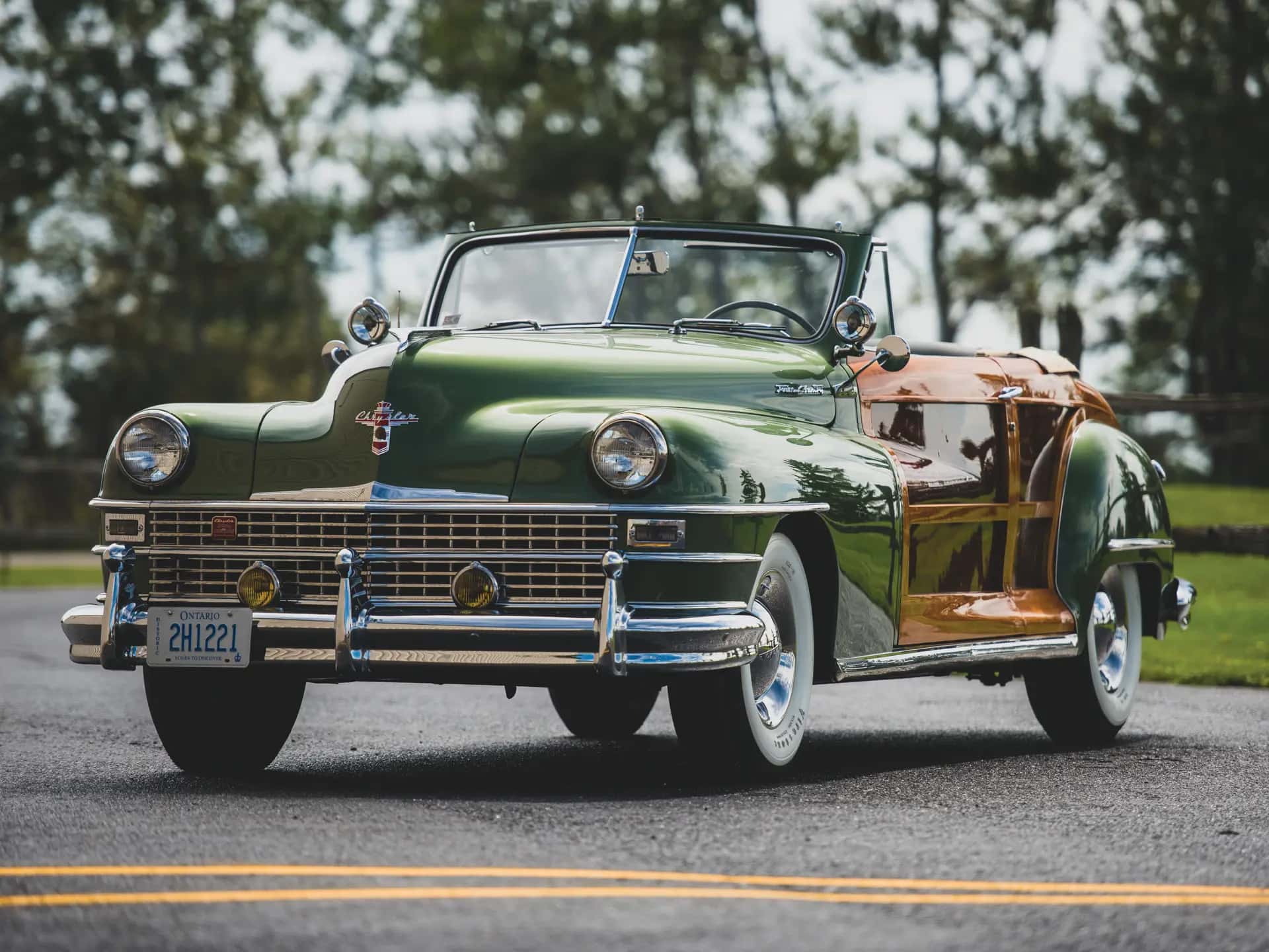 1949 Chrysler Town and Country Convertible sold for $123,750