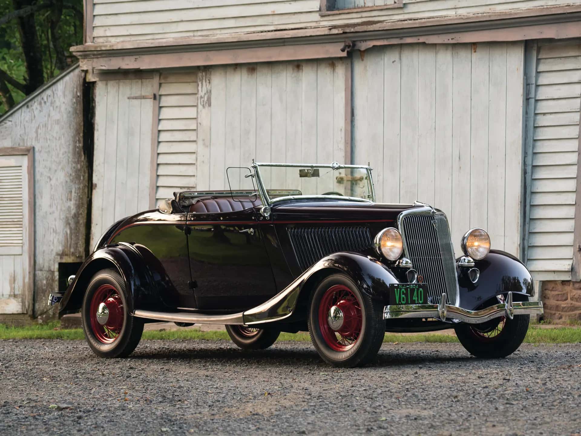 1934 Ford V-8 DeLuxe Roadster sold for $0