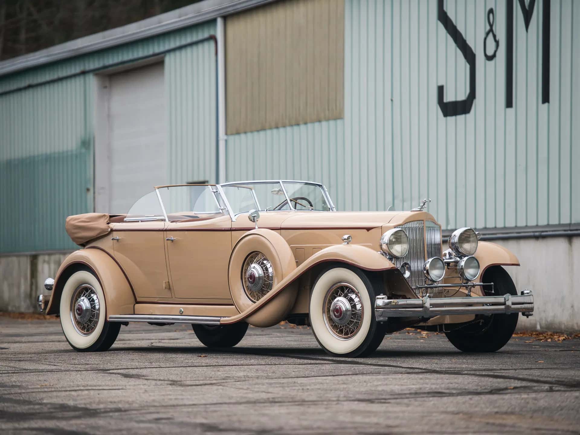 1932 Packard 906 Individual Custom Twin Six Sport Phaeton in the style of Dietrich sold for $374,000