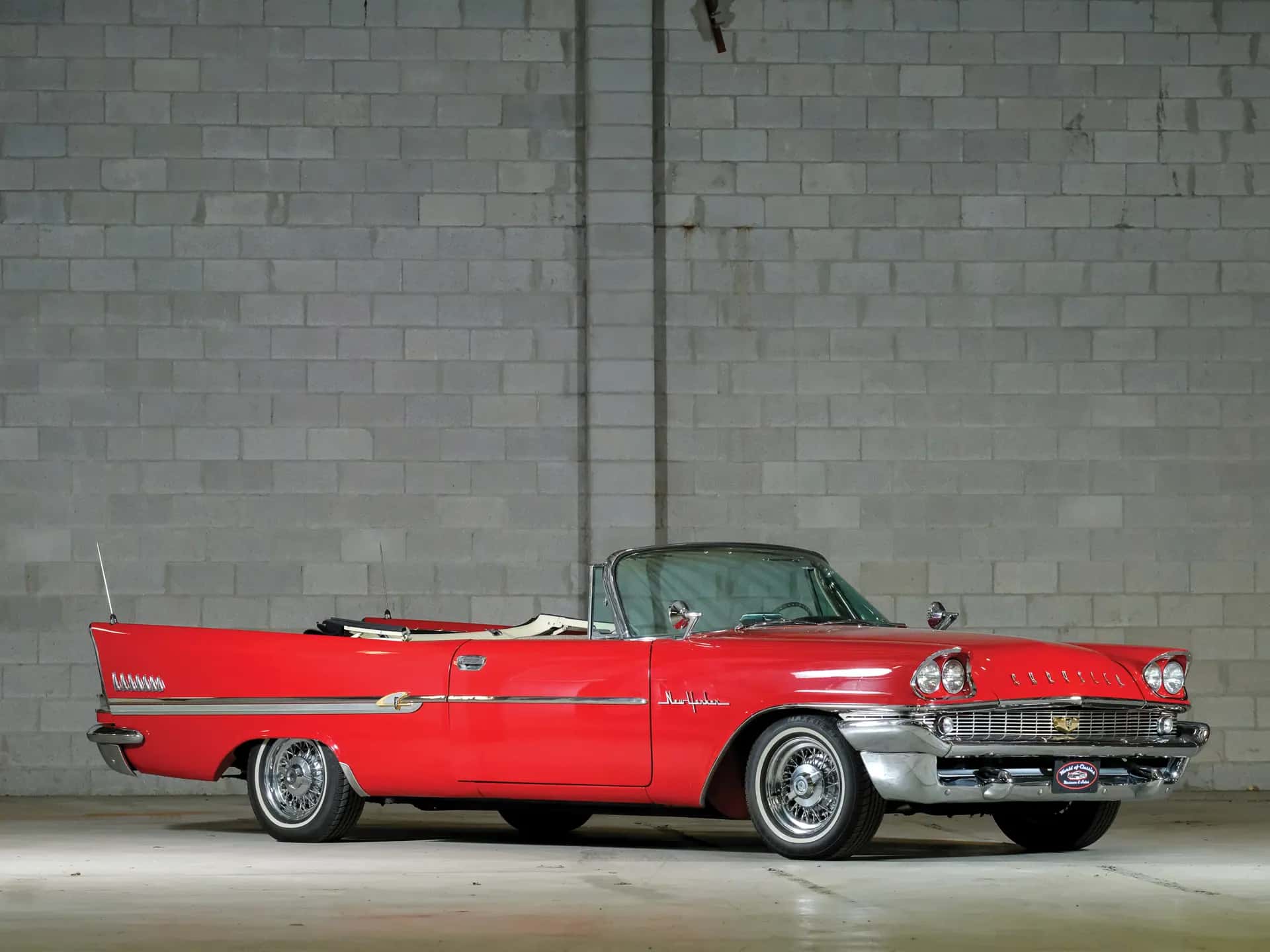 1958 Chrysler New Yorker Convertible sold for $0