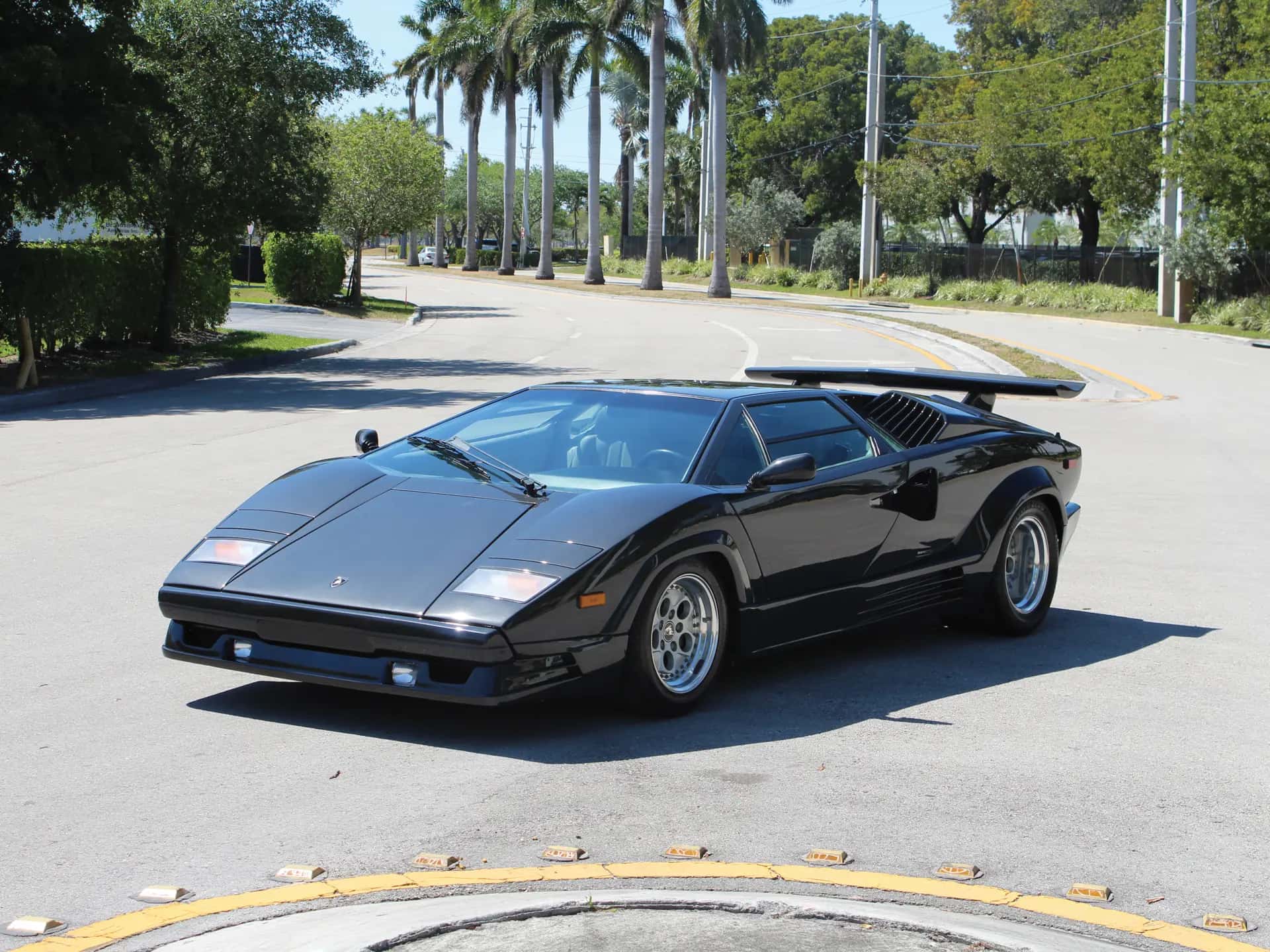 1990 Lamborghini Countach 25th Anniversary Edition sold for $0