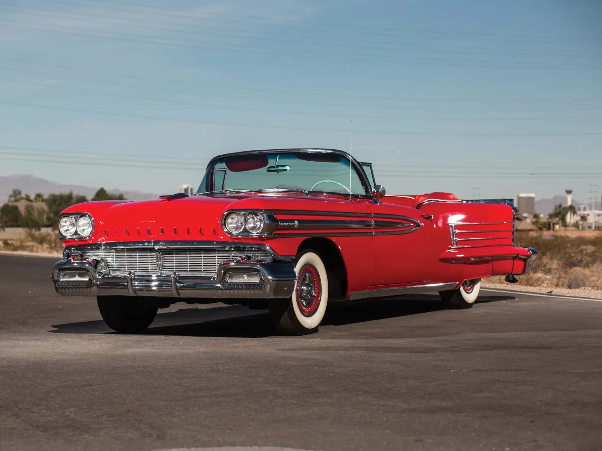 1958 Oldsmobile Dynamic 88 Convertible sold for $61,600