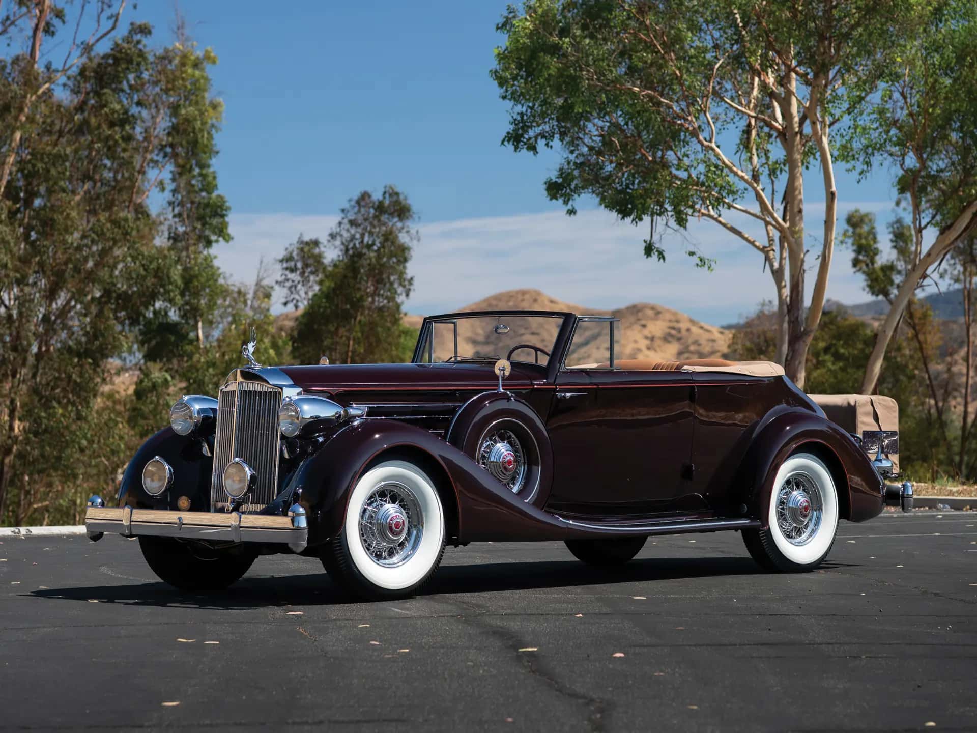 1935 Packard 1207 Twelve Convertible Victoria sold for $209,000