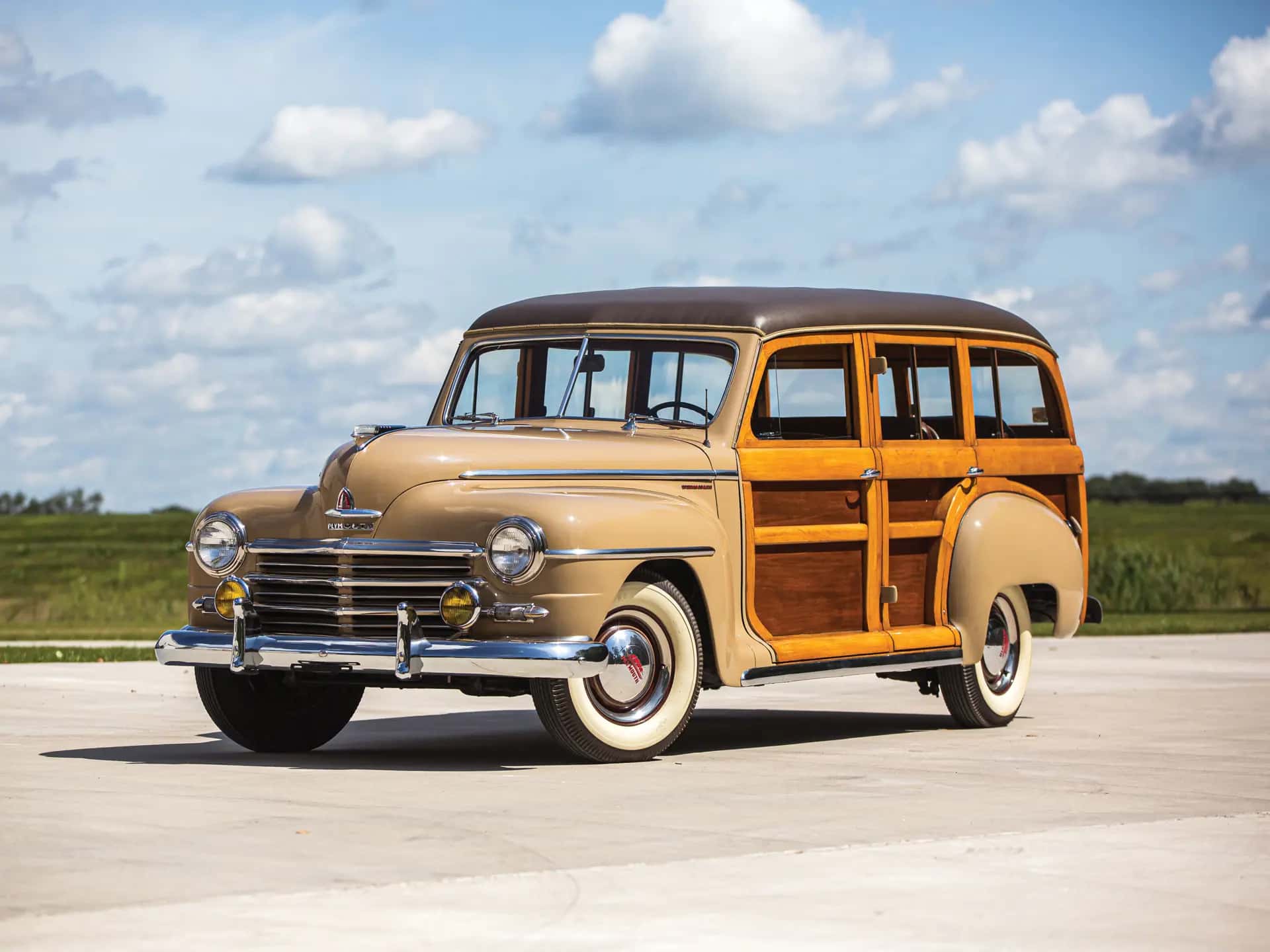 1948 Plymouth Special DeLuxe Six Station Wagon sold for $72,800
