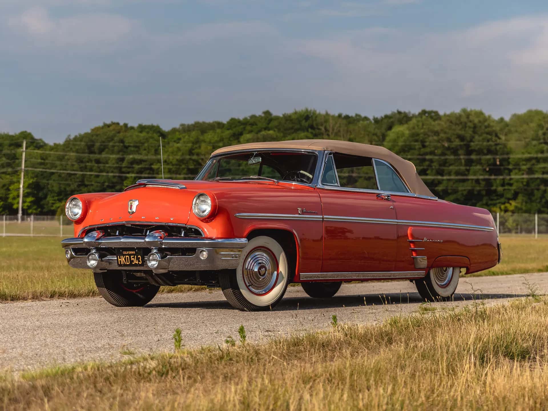 1953 Mercury Monterey Convertible sold for $39,600