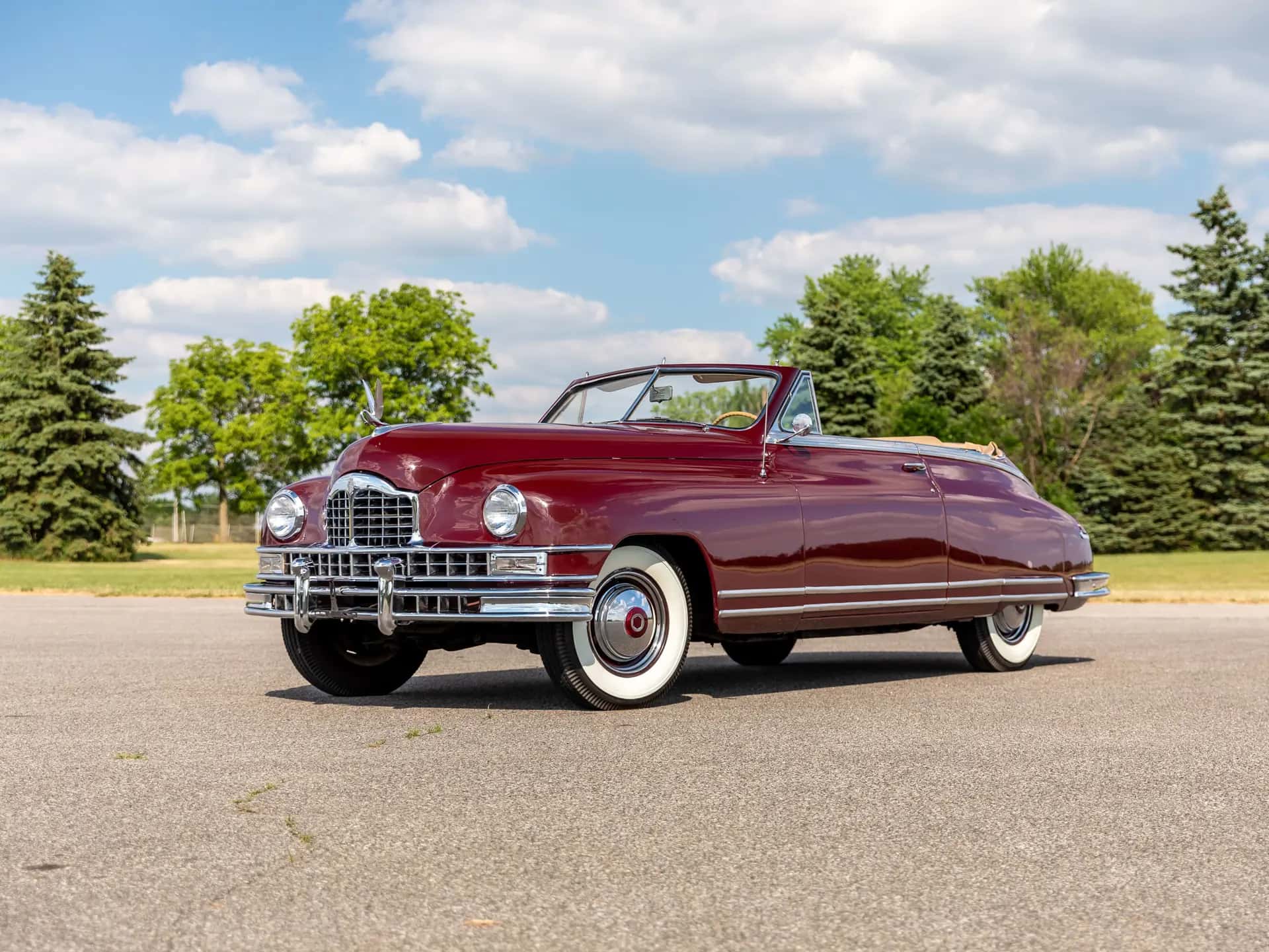 1948 Packard Custom Eight Convertible Victoria sold for $24,750