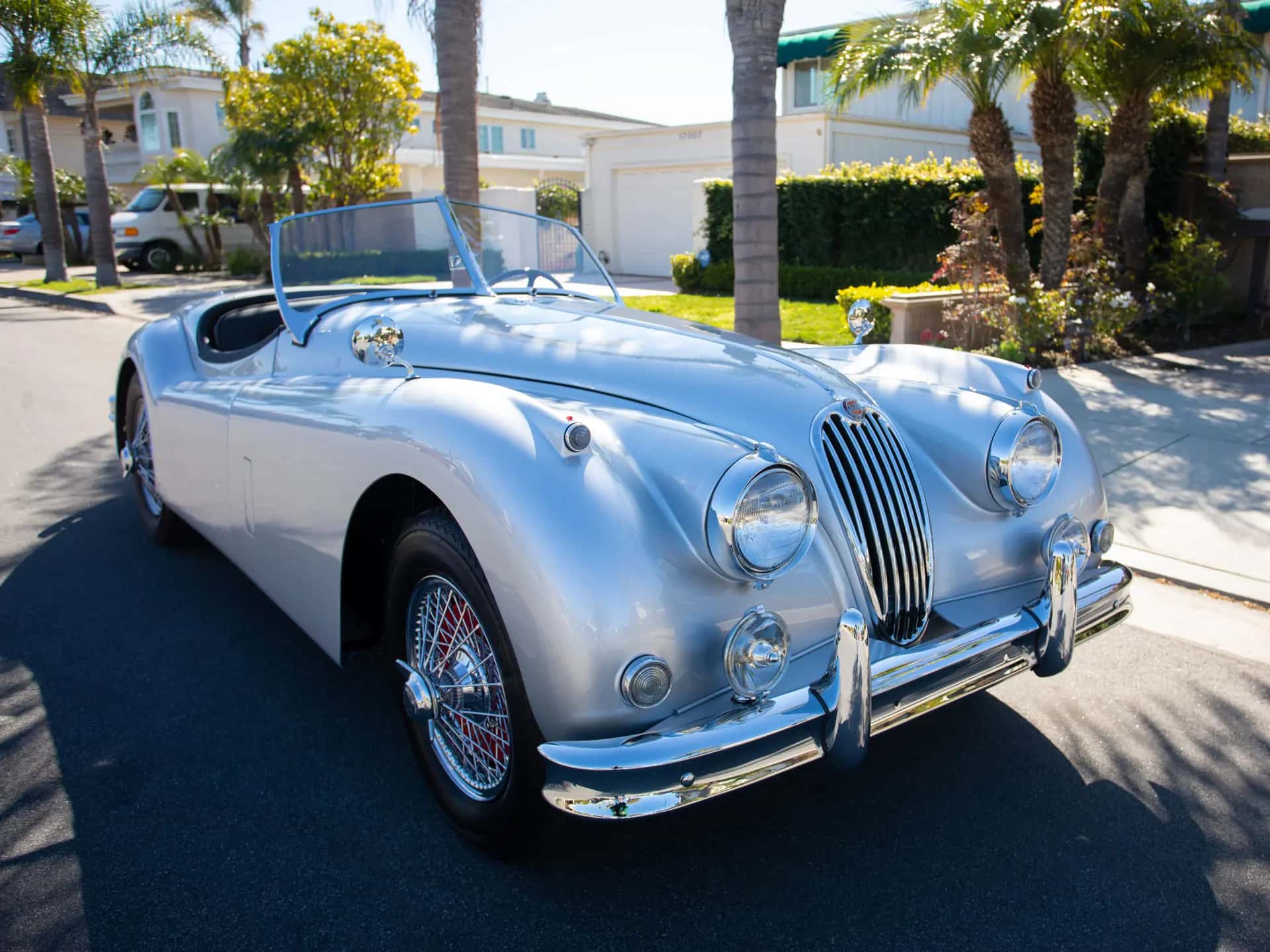 1956 Jaguar XK 140 MC Roadster sold for $132,000