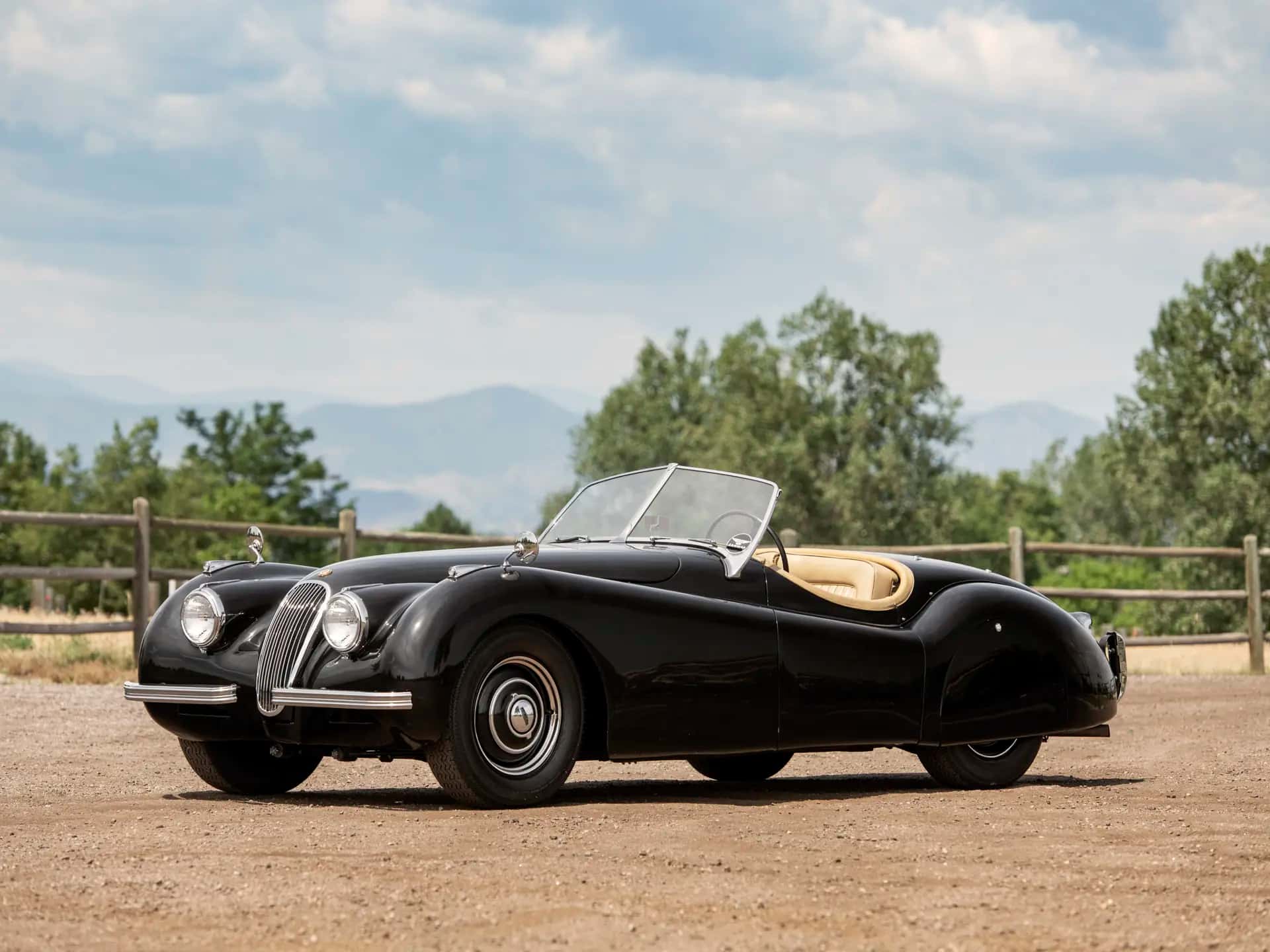 1950 Jaguar XK 120 Roadster sold for $0