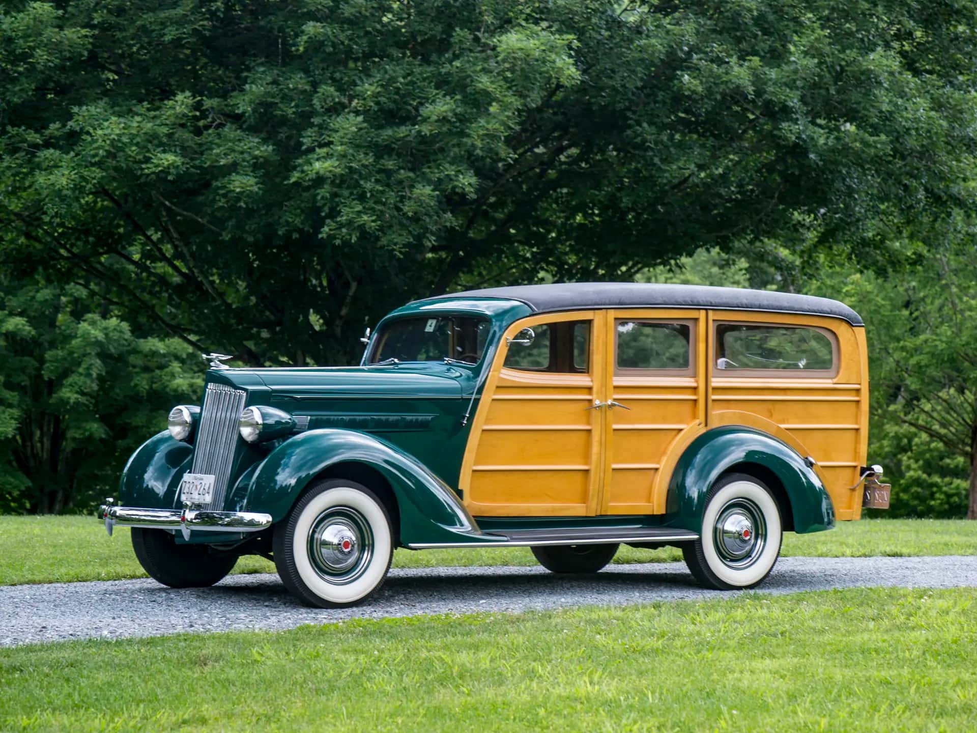 1937 Packard Six Station Wagon sold for $80,300