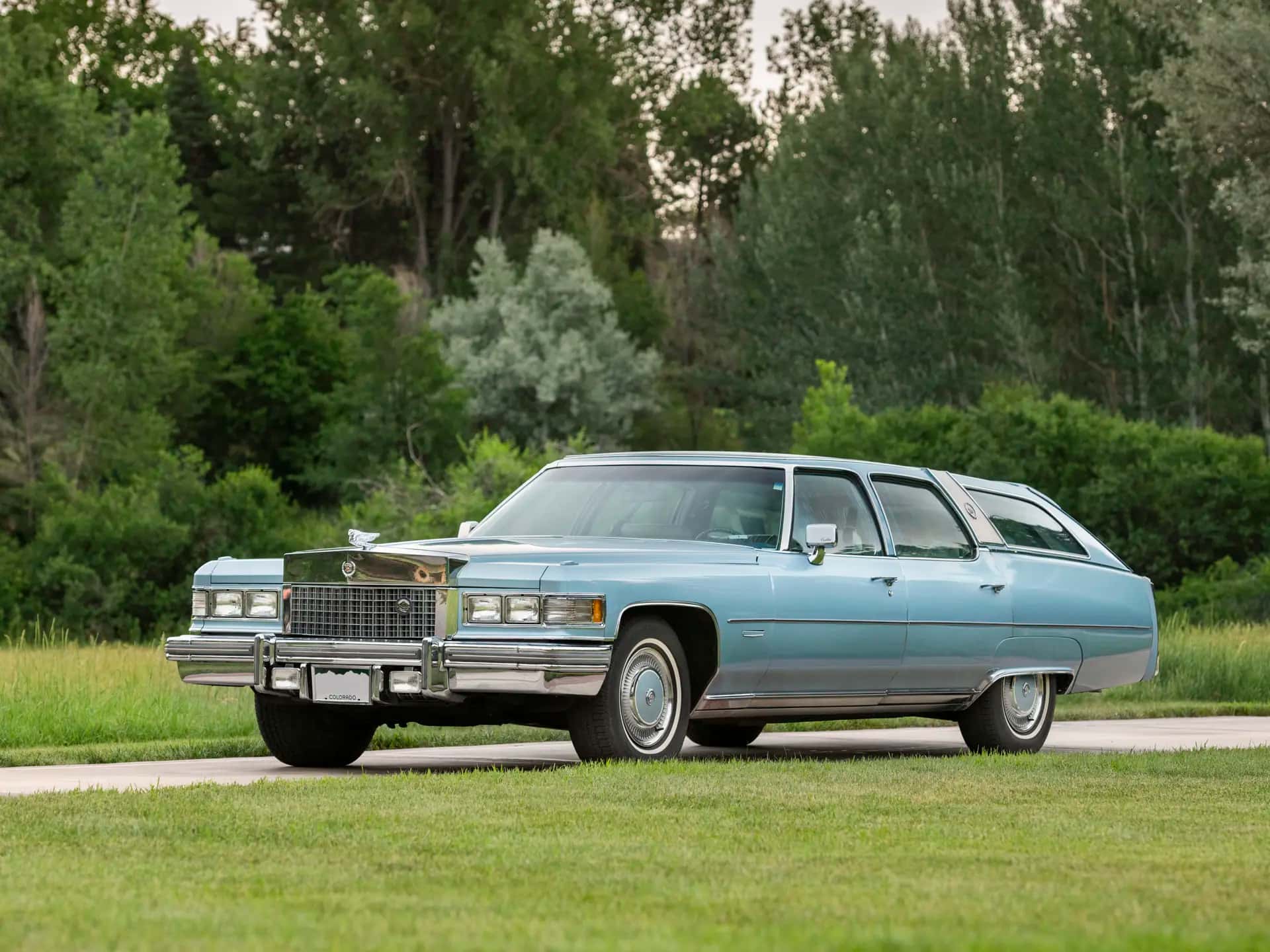 1976 Cadillac Castillian Fleetwood Estate Wagon sold for $33,000