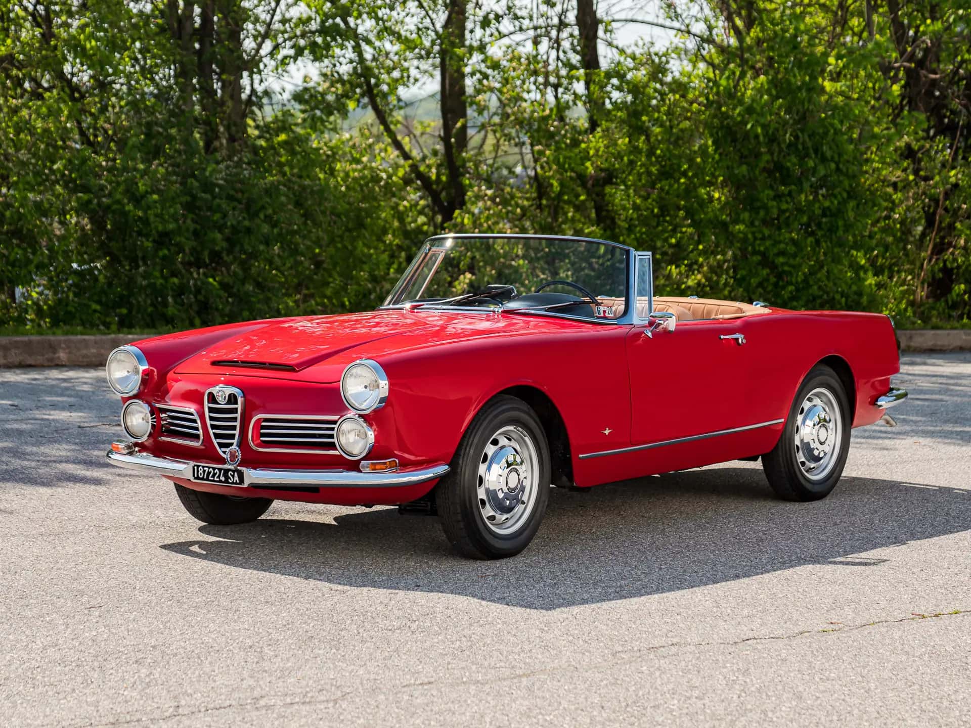 1963 Alfa Romeo 2600 Spider sold for $0