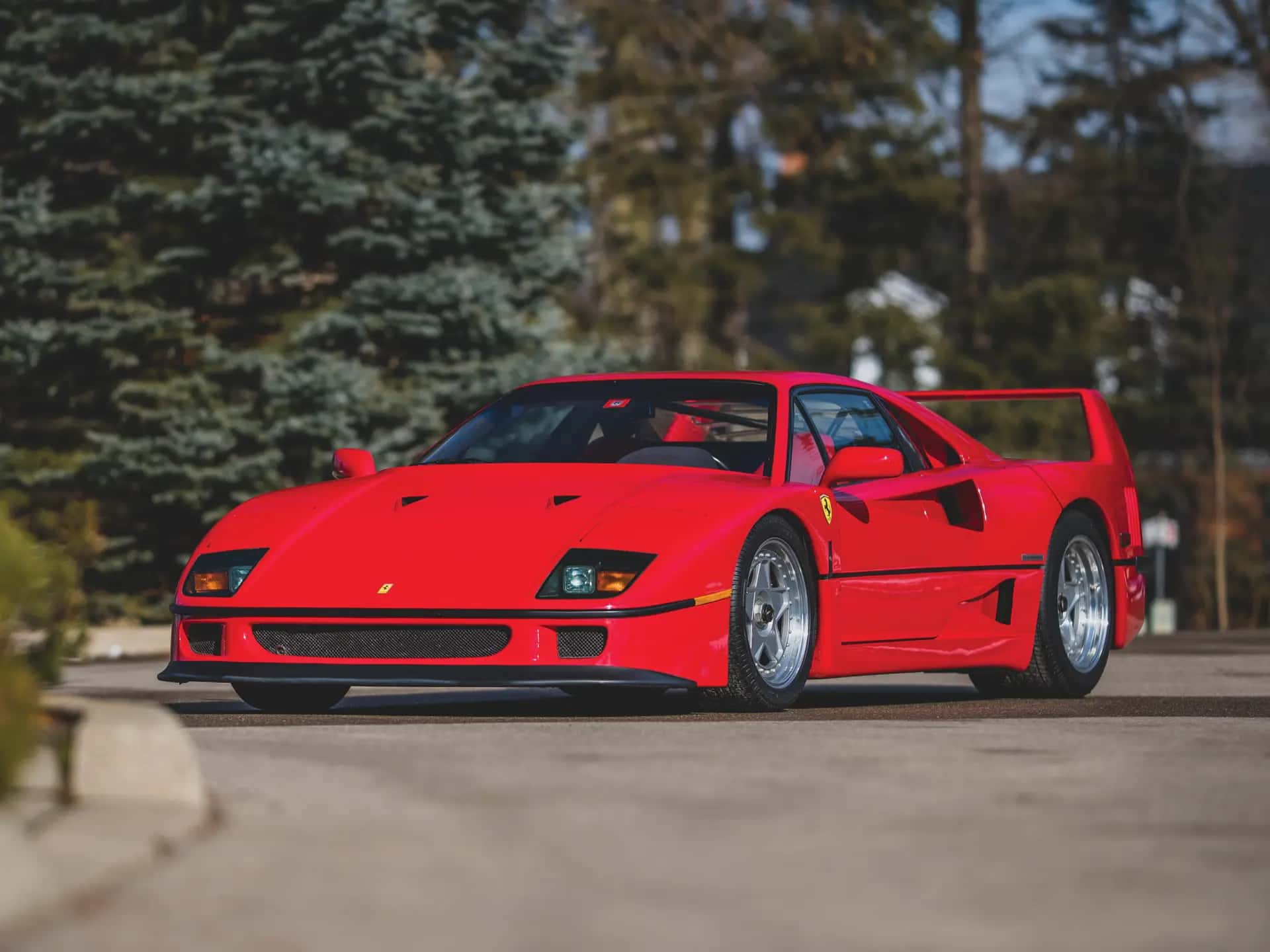 1992 Ferrari F40 sold for $0