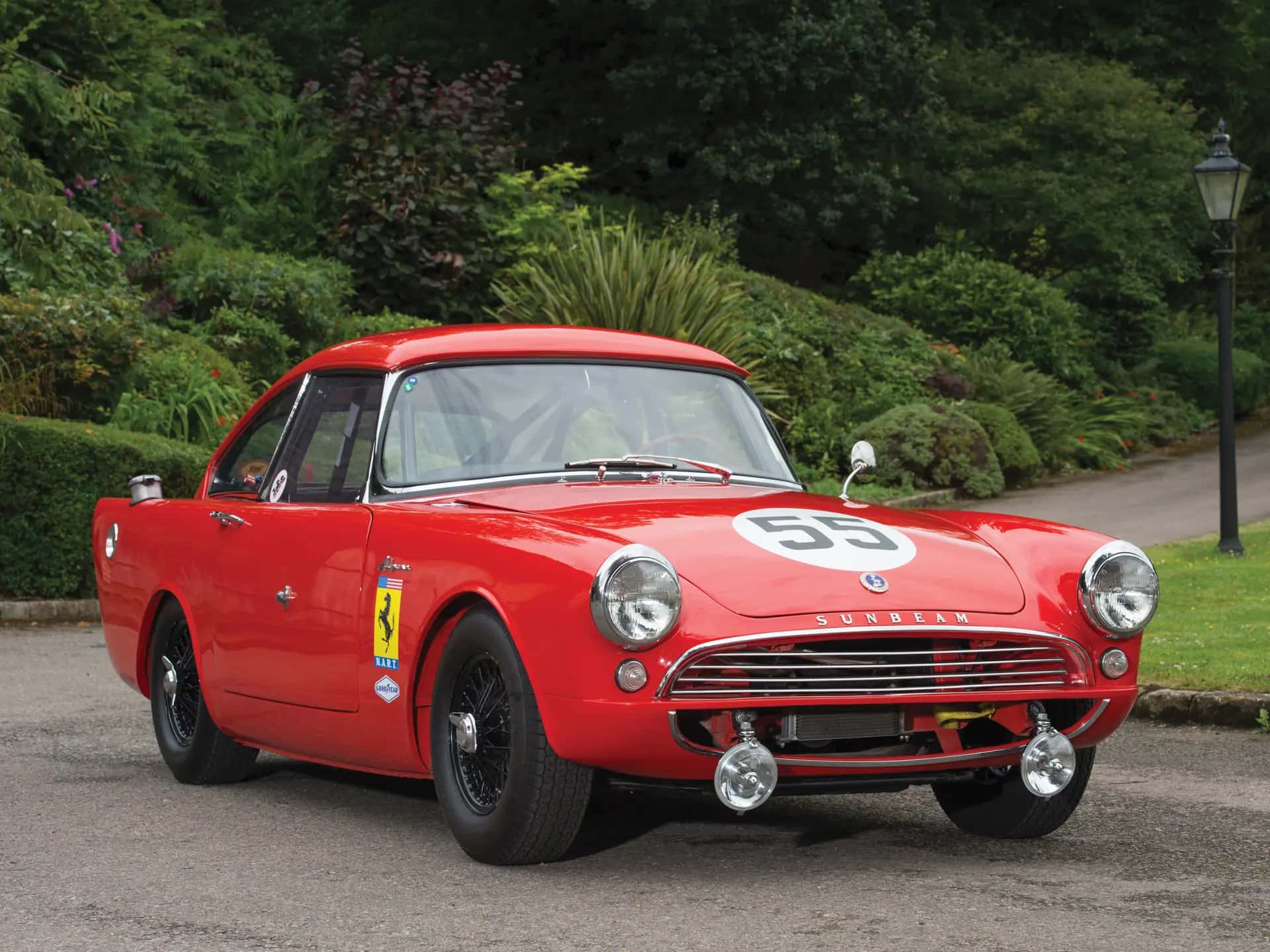1961 Sunbeam Harrington Alpine NART Coupe sold for $196,000