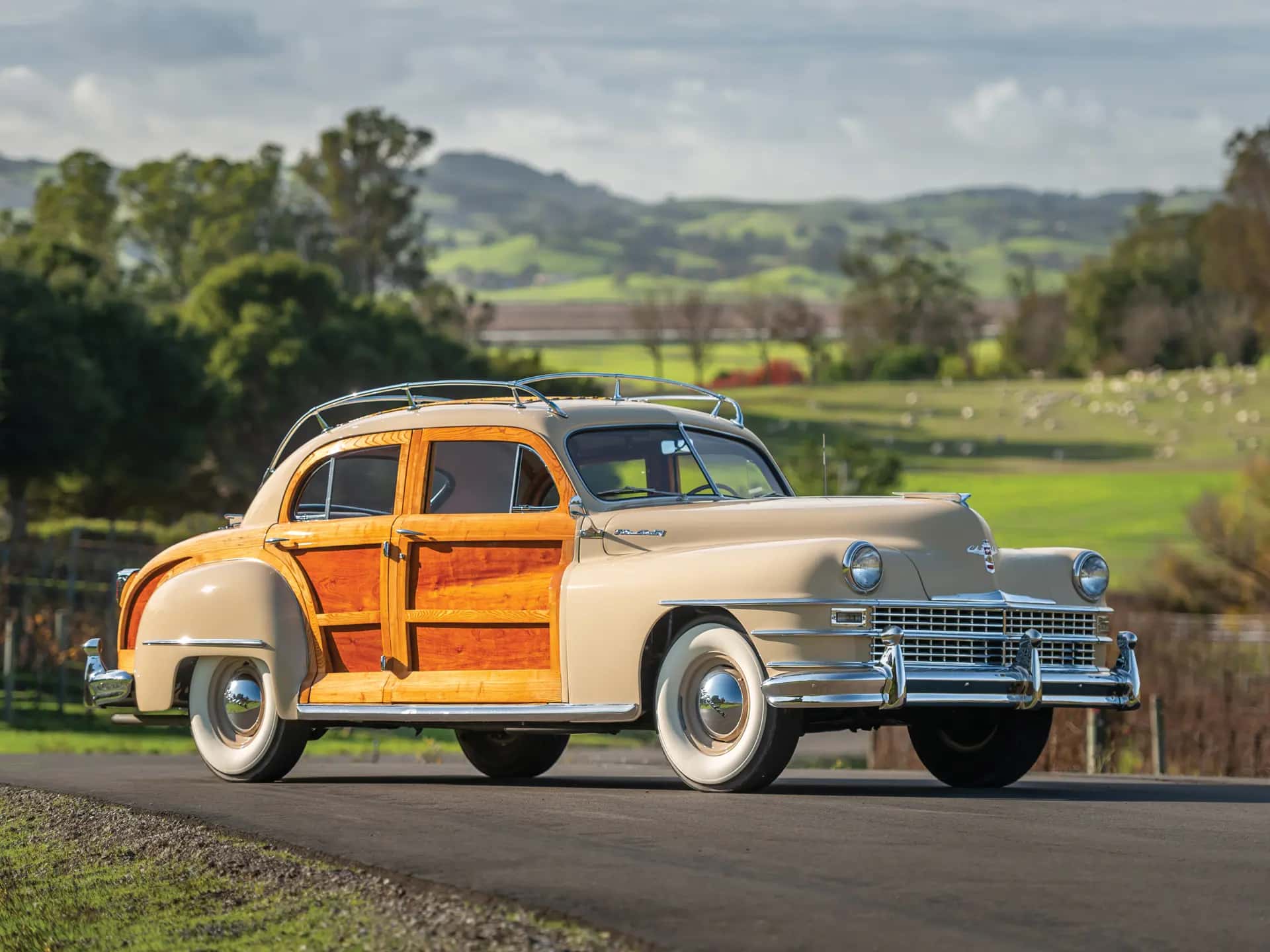 1947 Chrysler Town and Country Sedan sold for $61,600