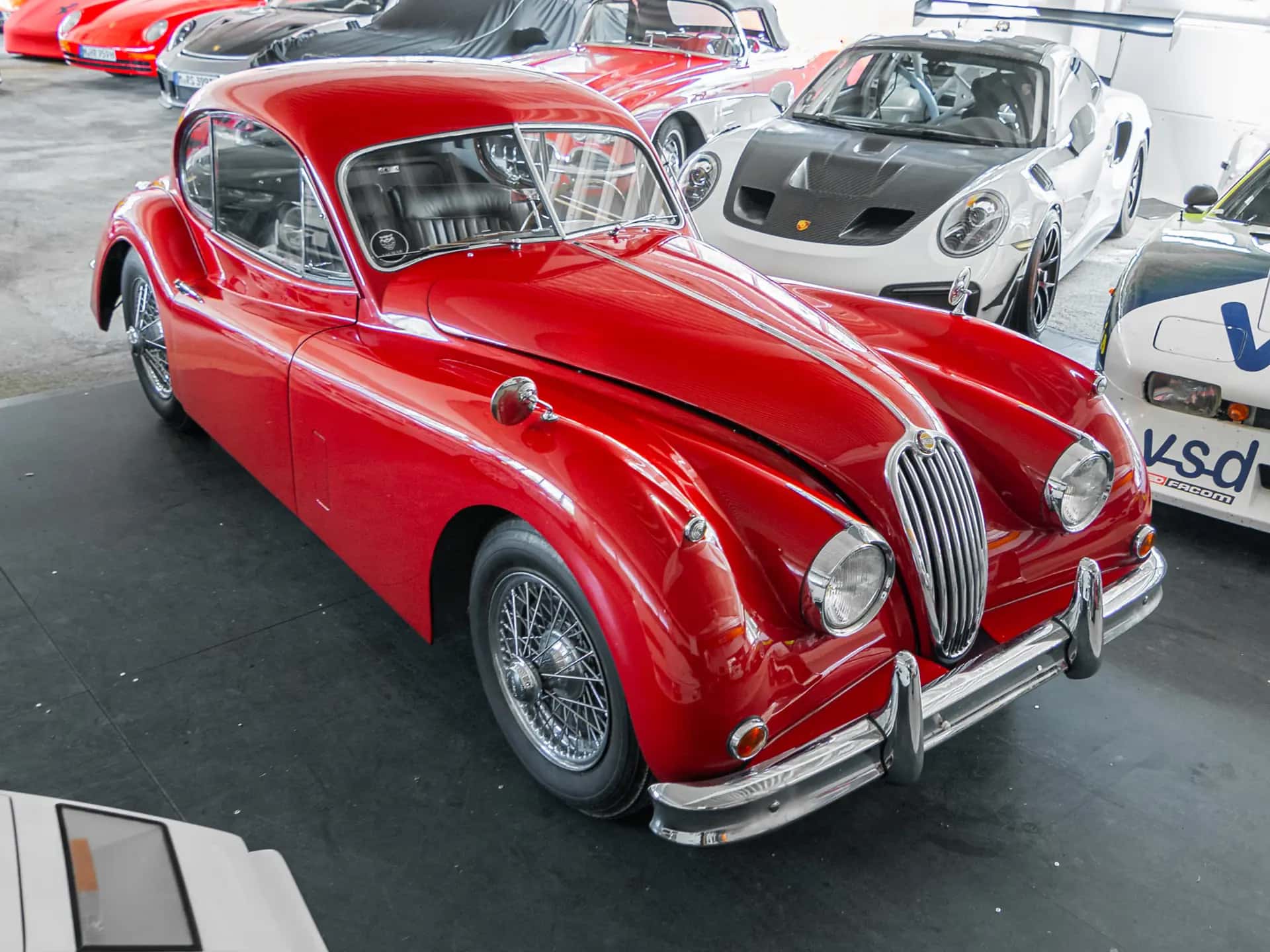 1955 Jaguar XK 140 MC Fixed Head Coupe sold for €44,000