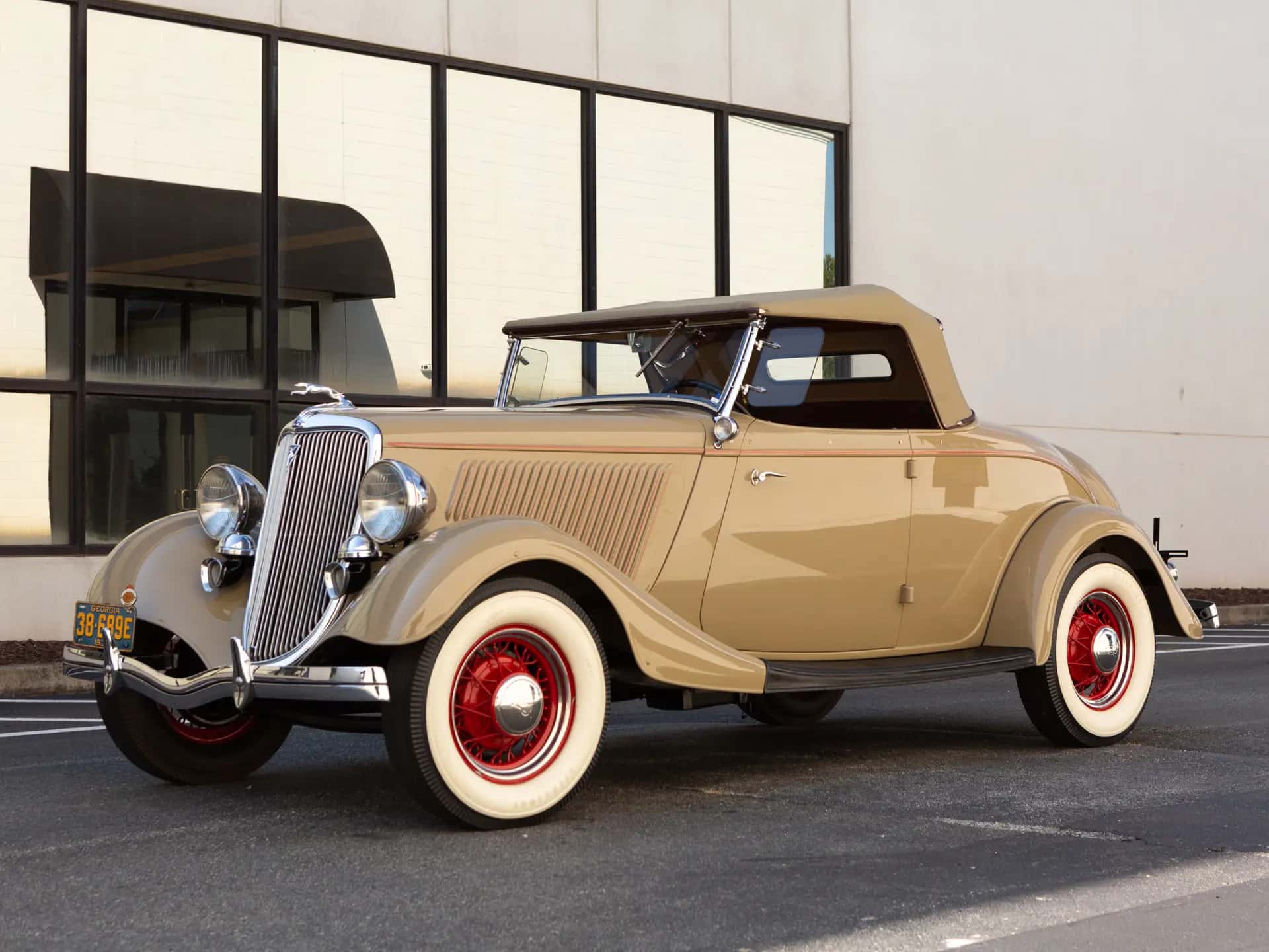 1934 Ford DeLuxe Roadster sold for $61,600