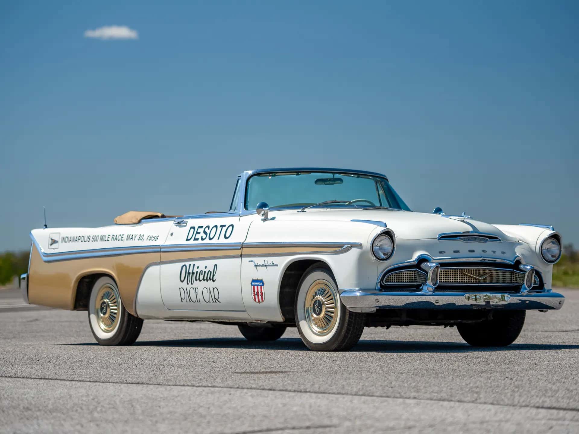 1956 DeSoto Fireflite Pacesetter Convertible sold for $45,100