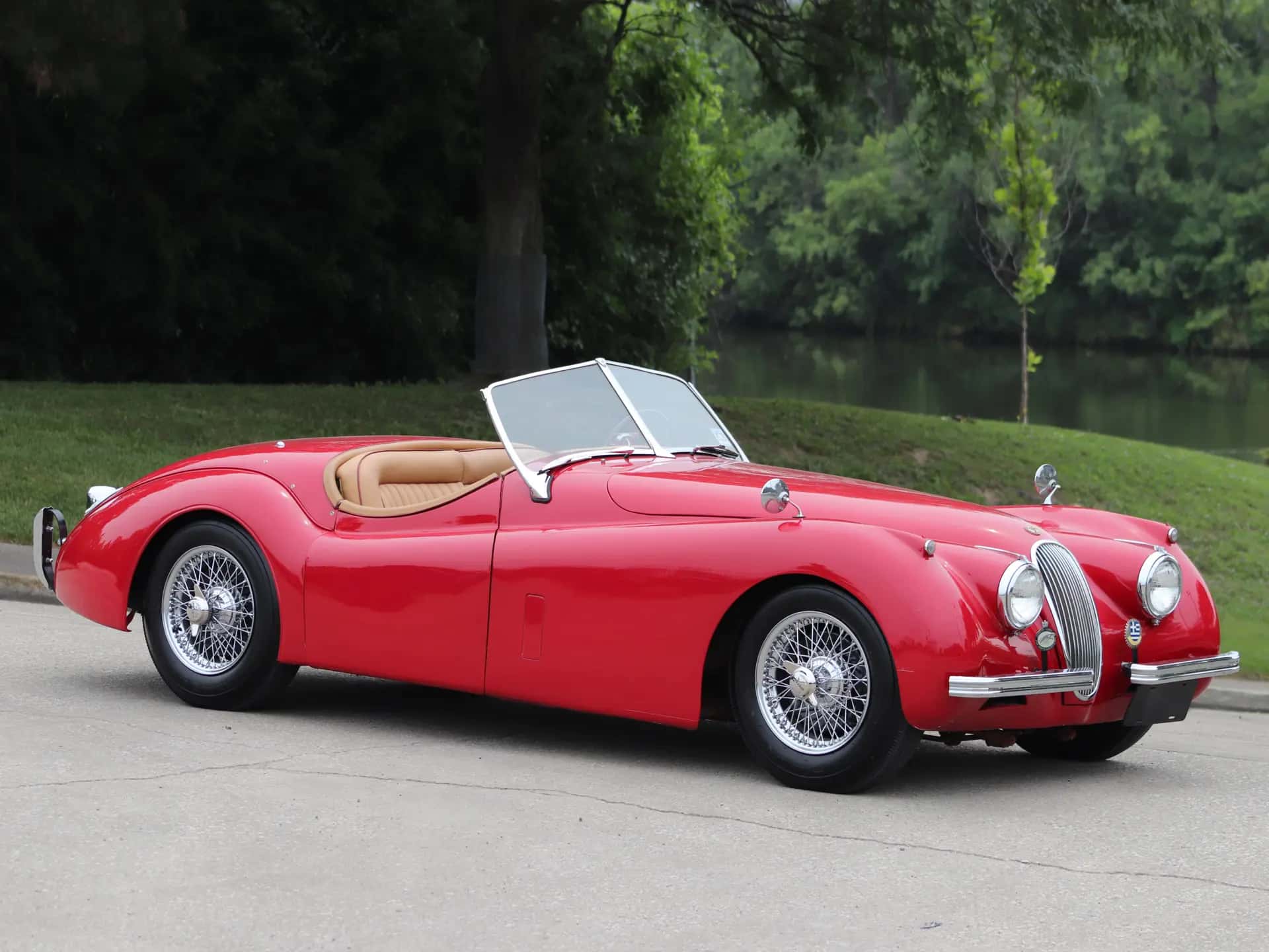 1954 Jaguar XK 120 SE Roadster sold for $67,100