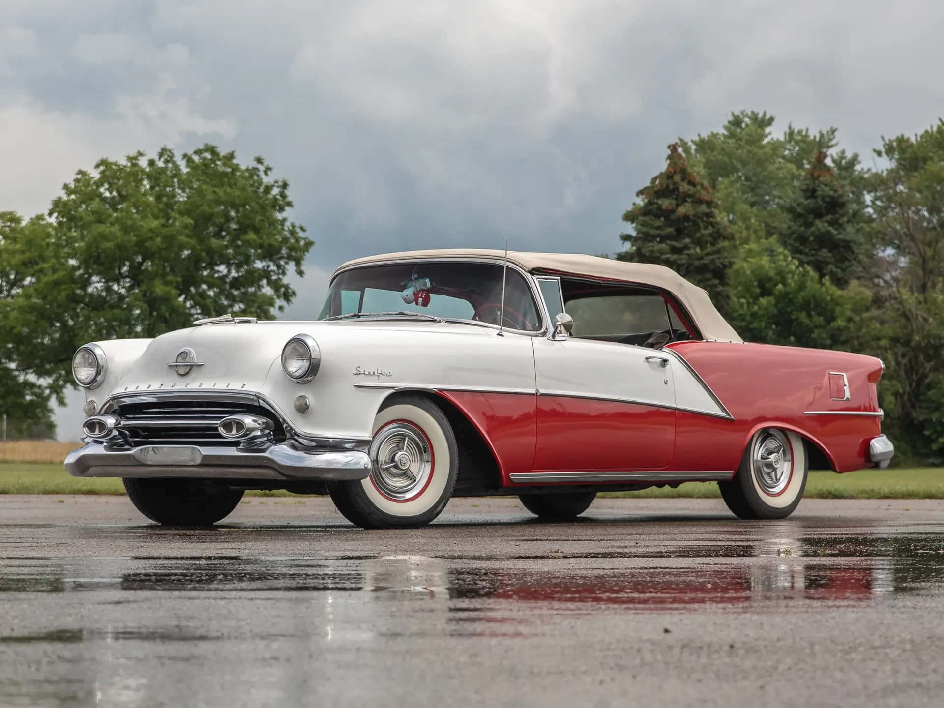 1954 Oldsmobile Ninety-Eight Starfire Convertible sold for $38,500