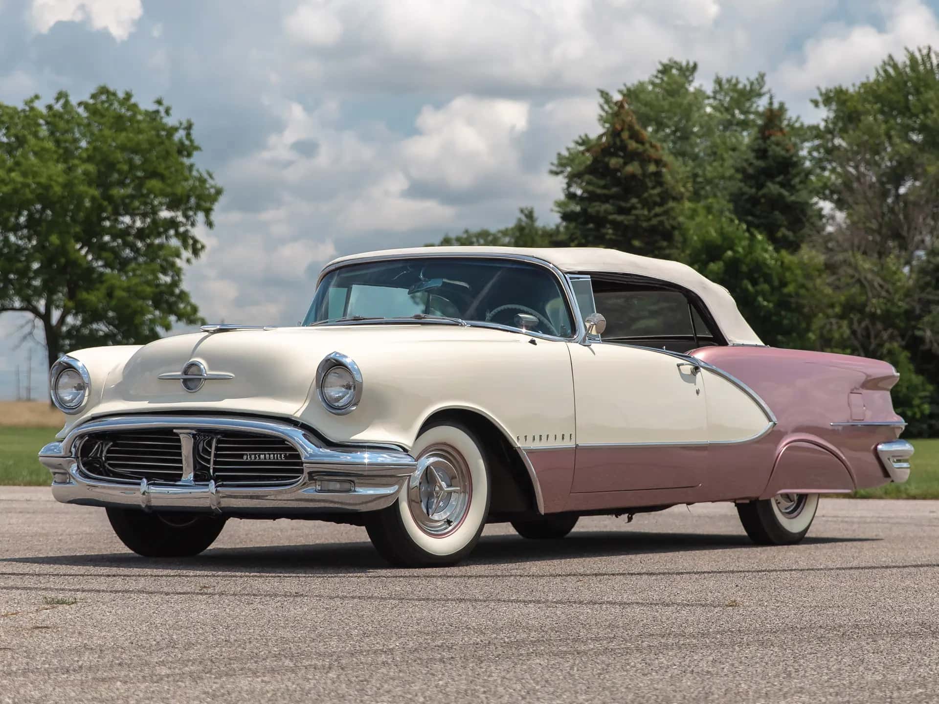 1956 Oldsmobile Ninety-Eight Starfire Convertible sold for $52,800
