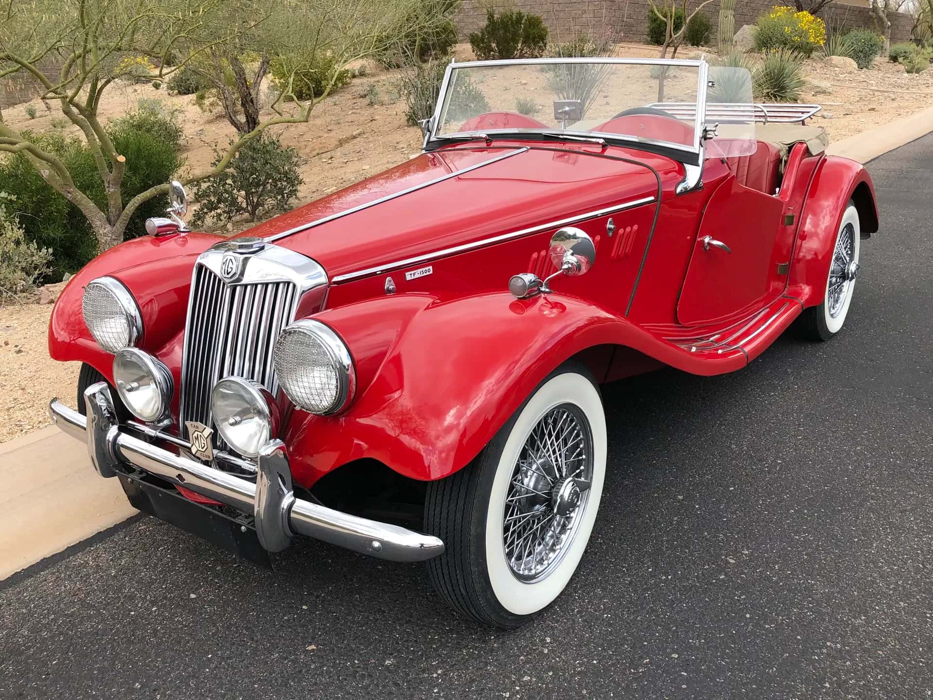 1955 MG TF 1500 sold for $21,450