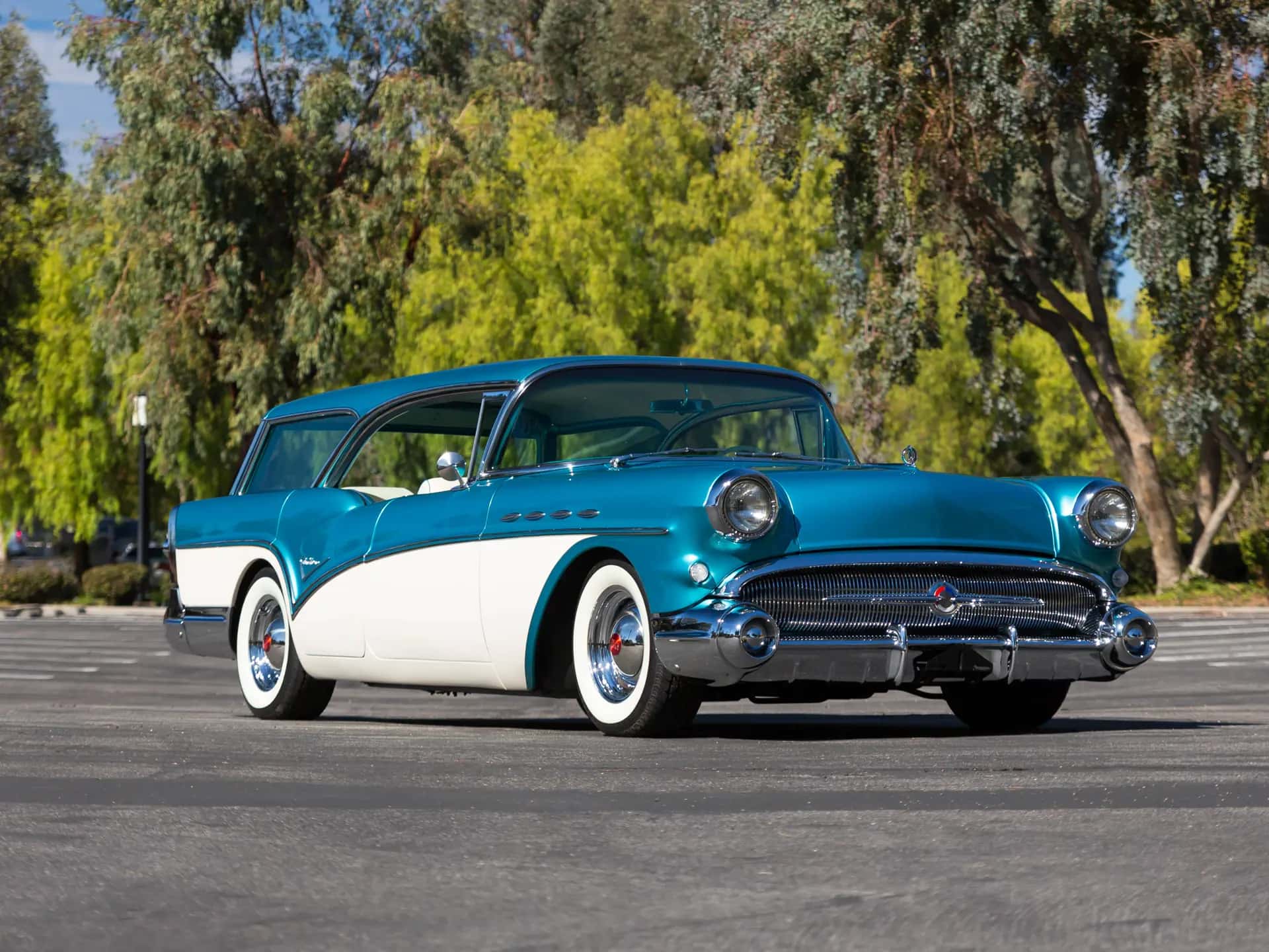 1957 Buick Century Caballero Estate Wagon Custom sold for $0