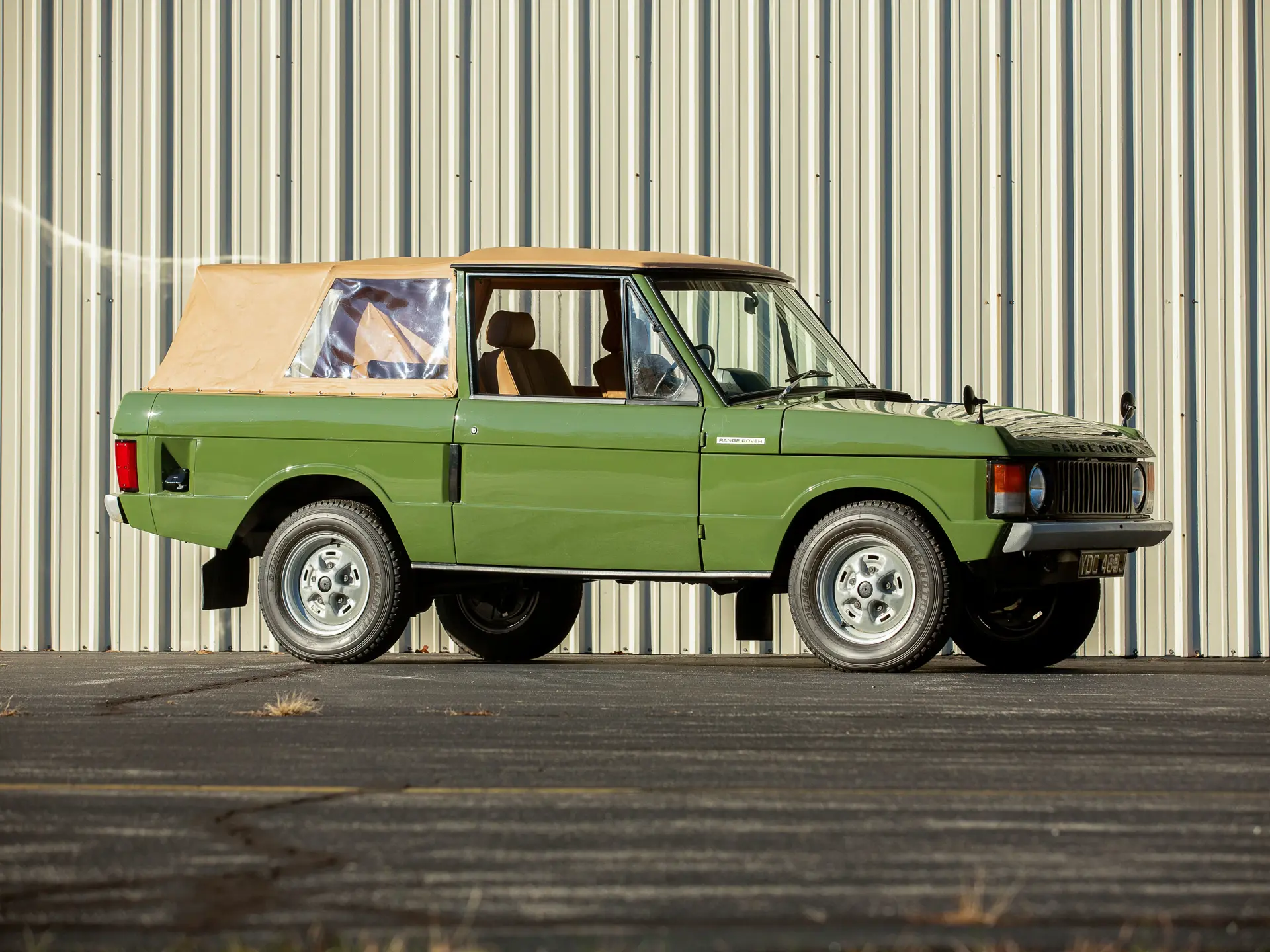 1971 Land Rover Range Rover Suffix A Convertible sold for $50,400