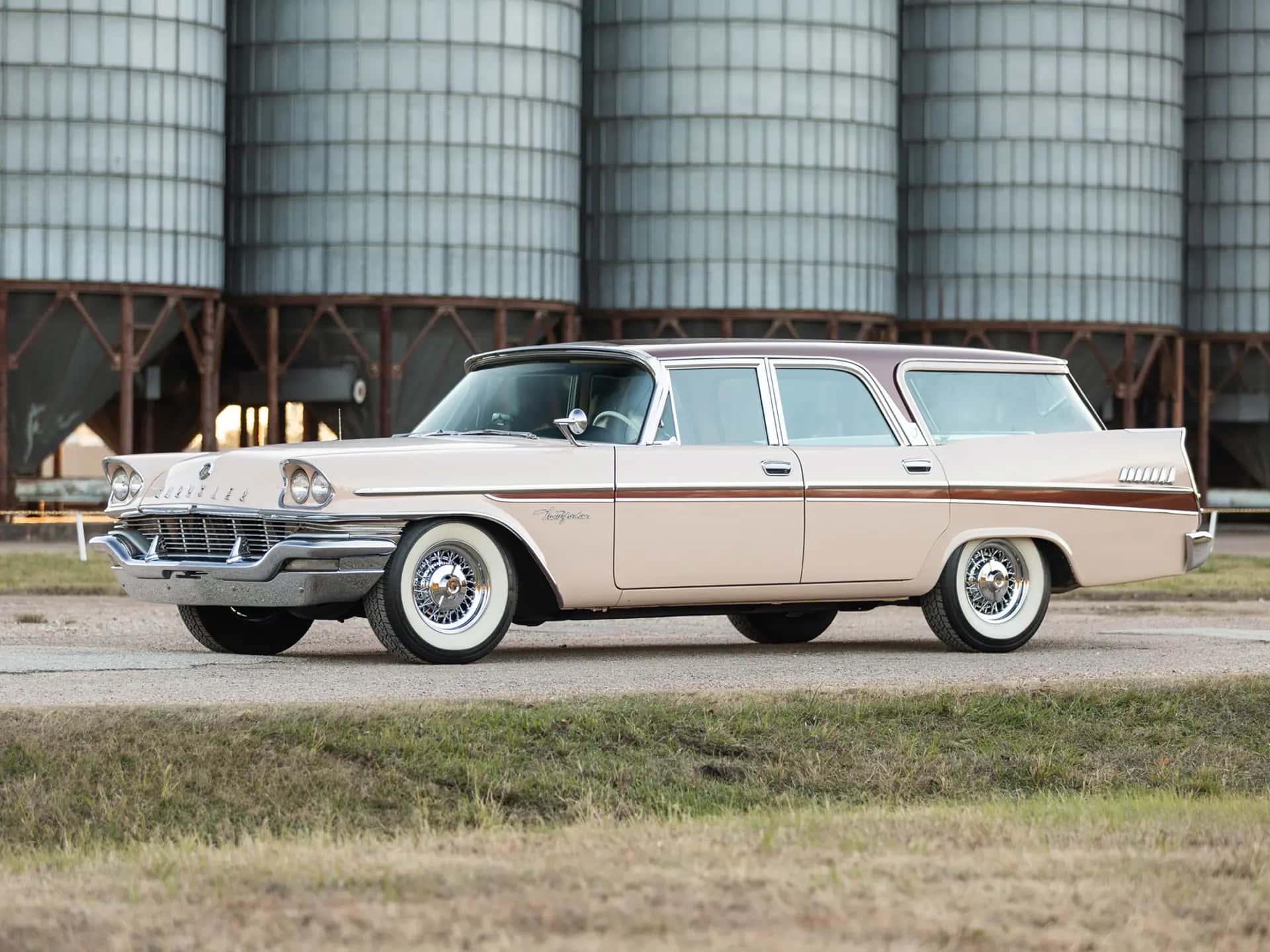 1957 Chrysler New Yorker Town and Country Wagon sold for $67,200