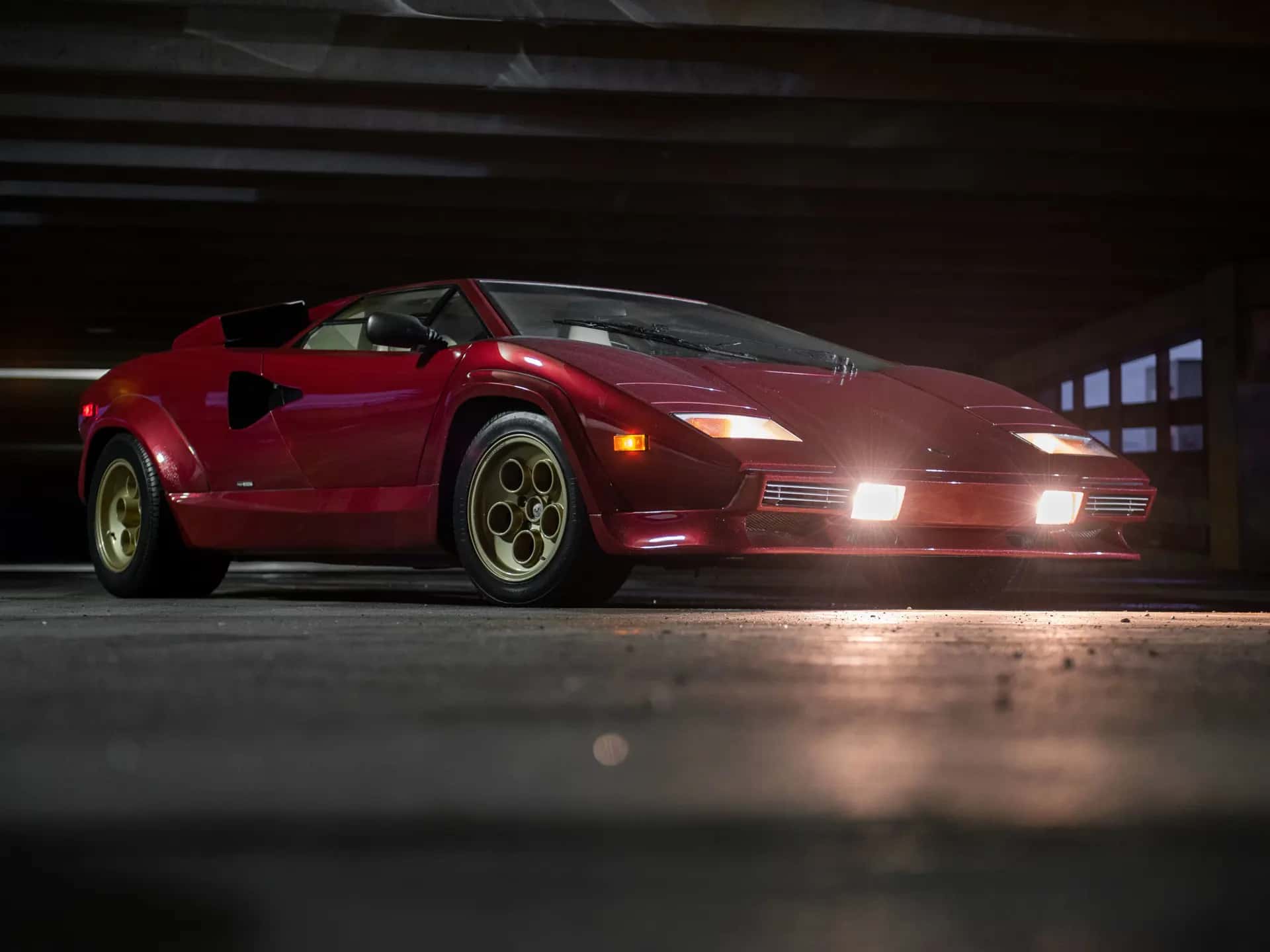 1986 Lamborghini Countach LP5000 QV sold for $555,000