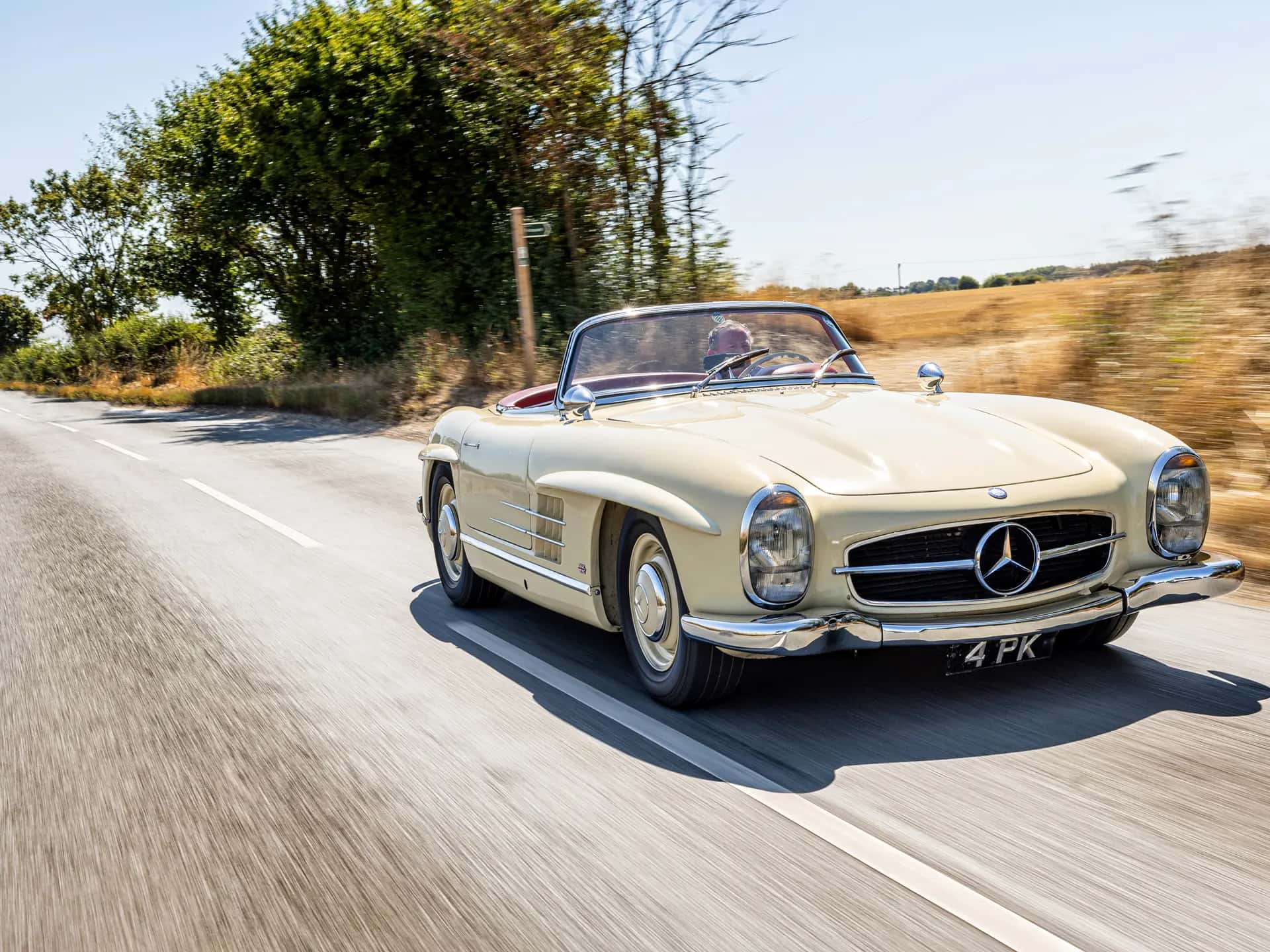 1963 Mercedes-Benz 300 SL Roadster sold for $0