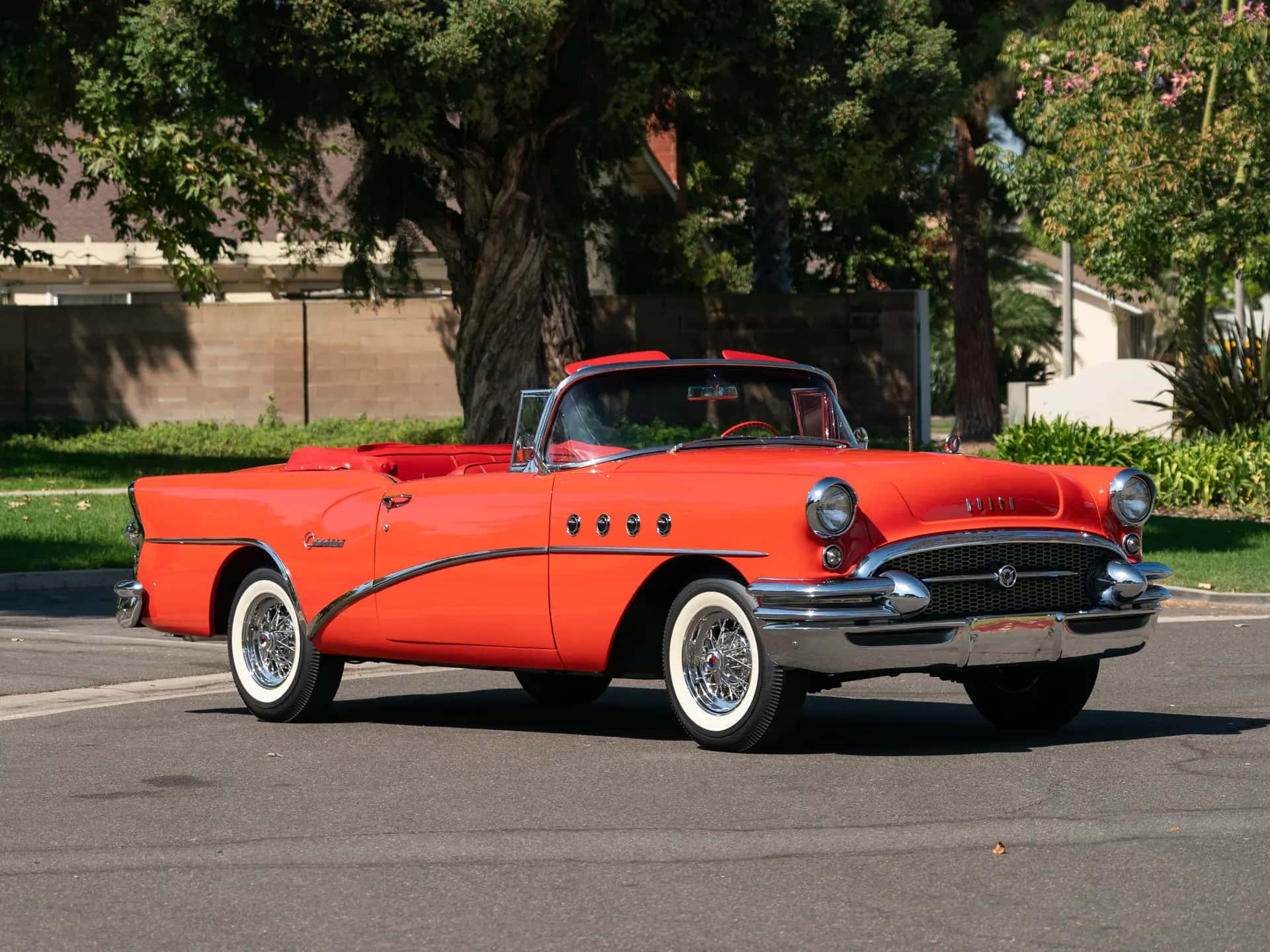 1955 Buick Century Convertible sold for $61,600